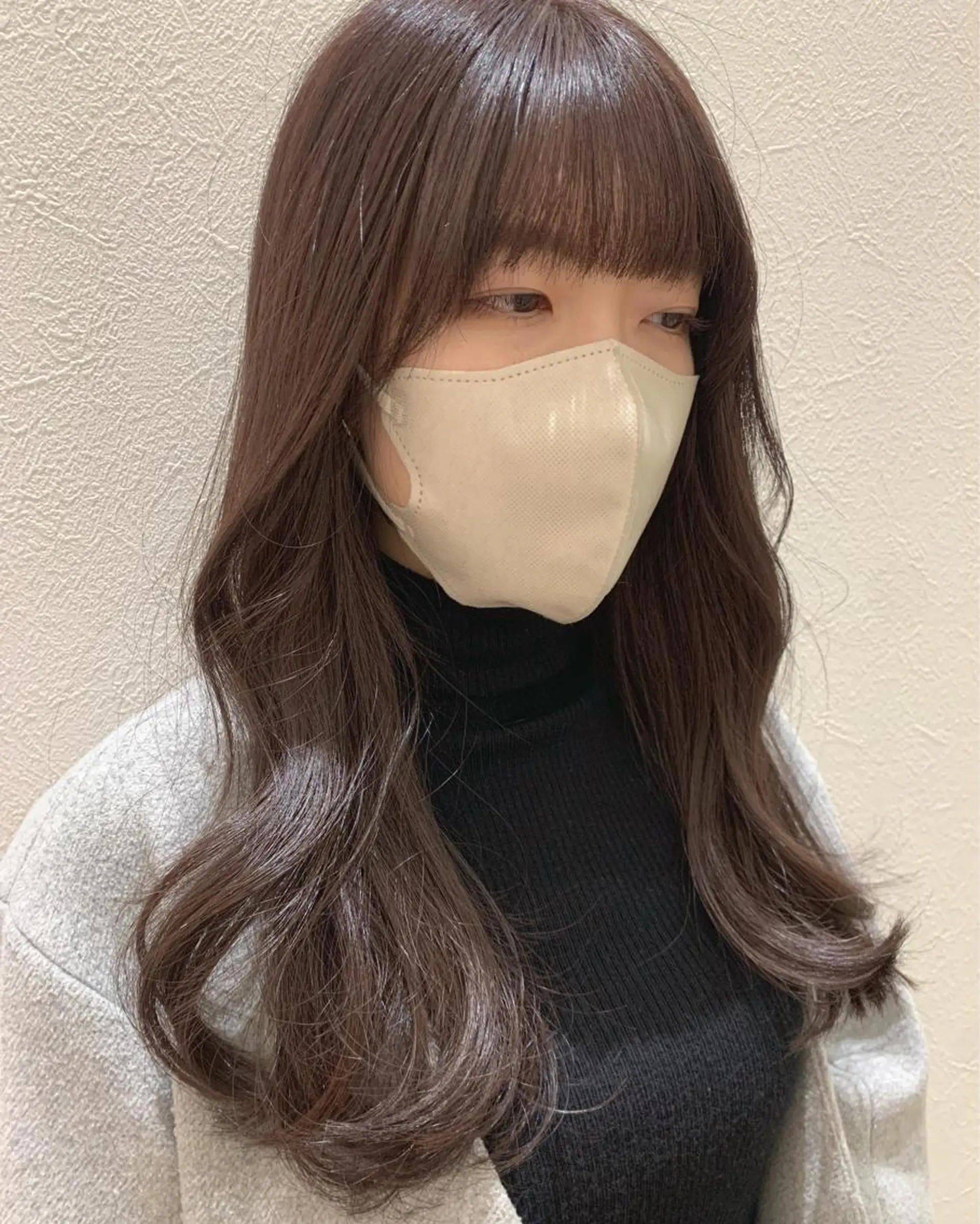 ロング カラー ベージュカラー ラベンダーカラー ラベンダーベージュ レイヤーカット カット ヘアカラー トリートメント hub hair レイヤー/透明感のヘアスタイル