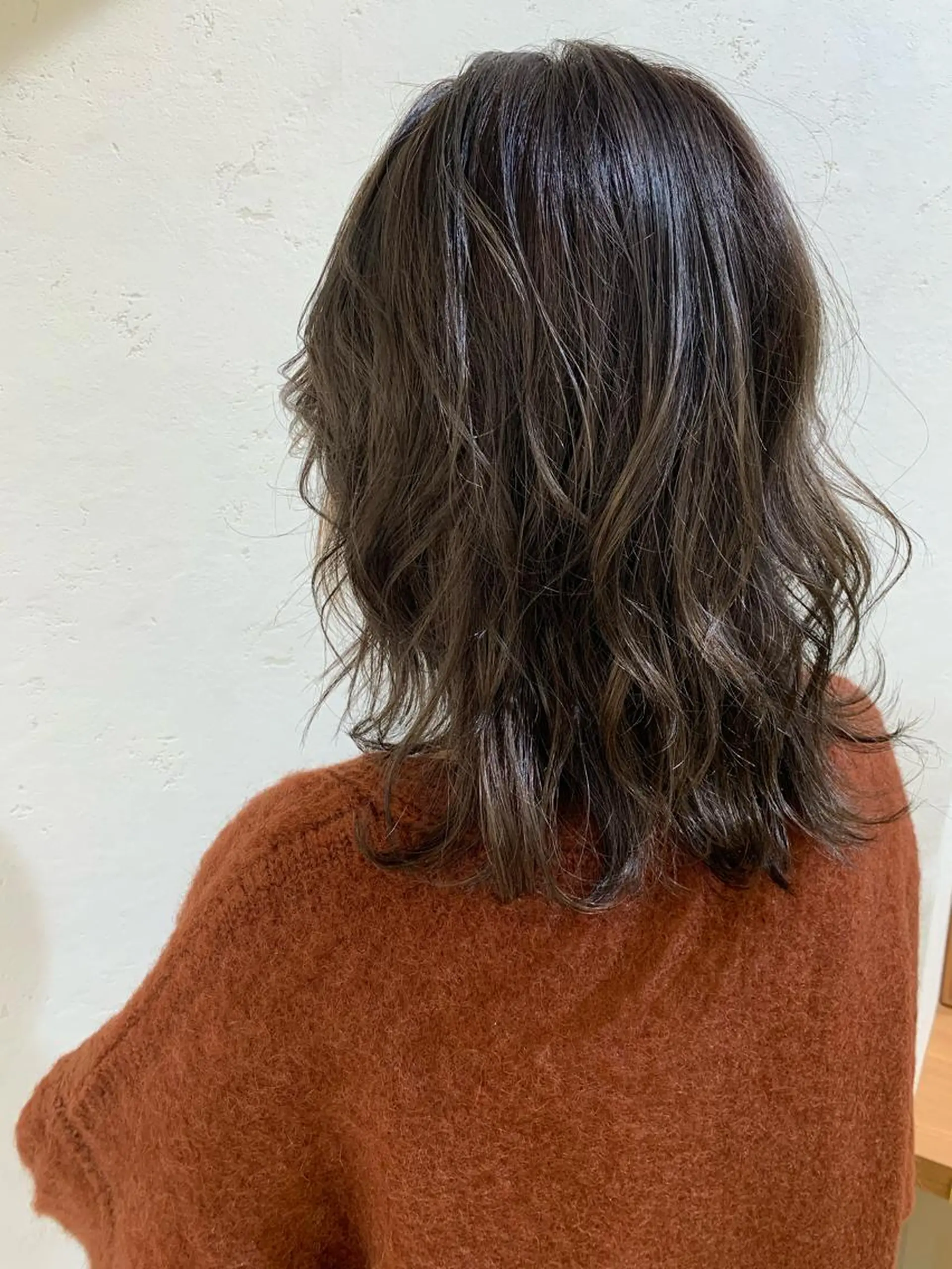 ミディアム カラー パーマ ヘアアレンジ 韓国ヘア/髪質改善 /Harunaのヘアスタイル