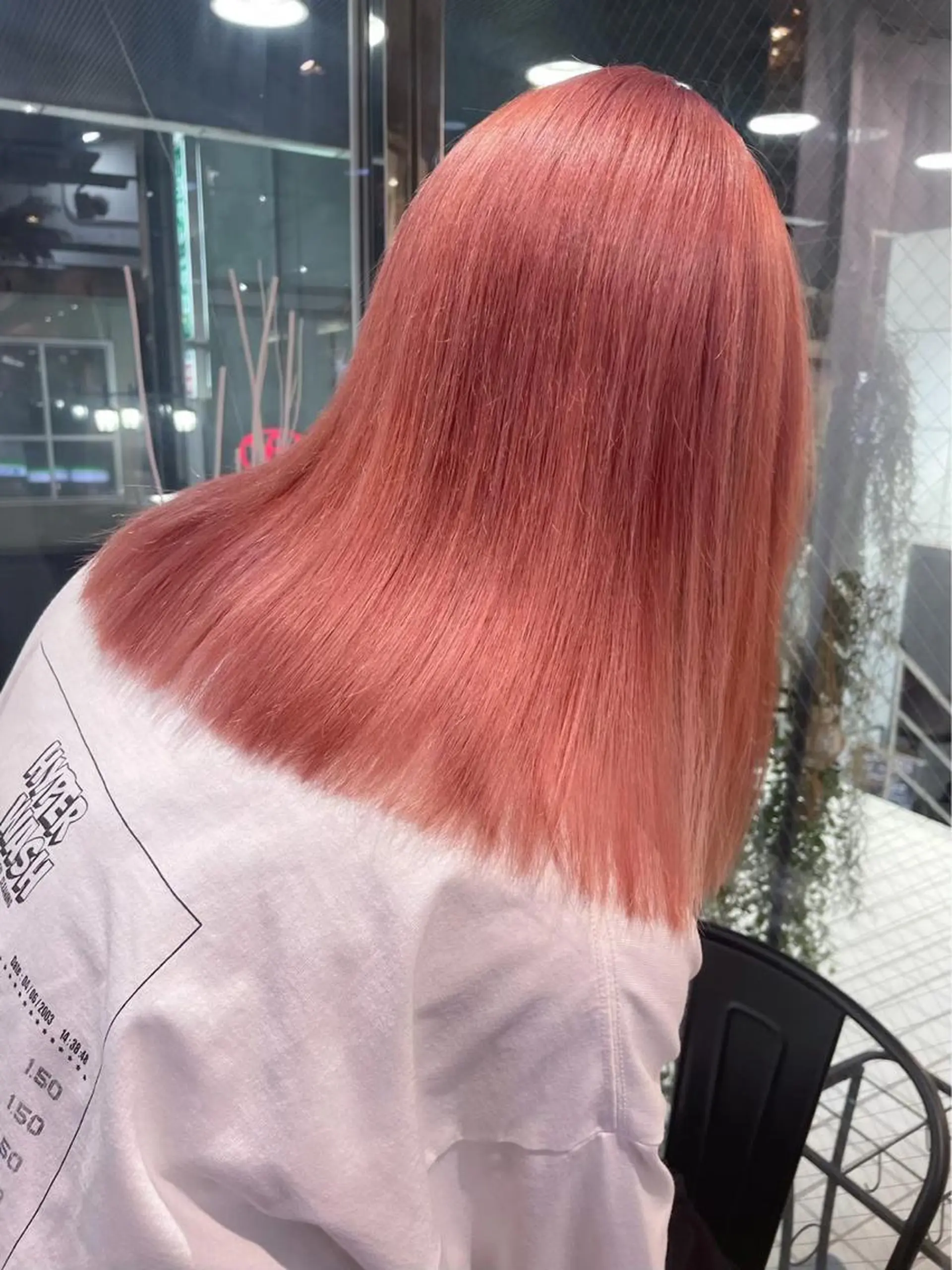 セミロング カラー ブリーチ ケアブリーチ 透明感カラー デザインカラー ダブルカラー ヘアカラー トリートメント メンズ特化/マツエク AYAKA🌙のヘアスタイル