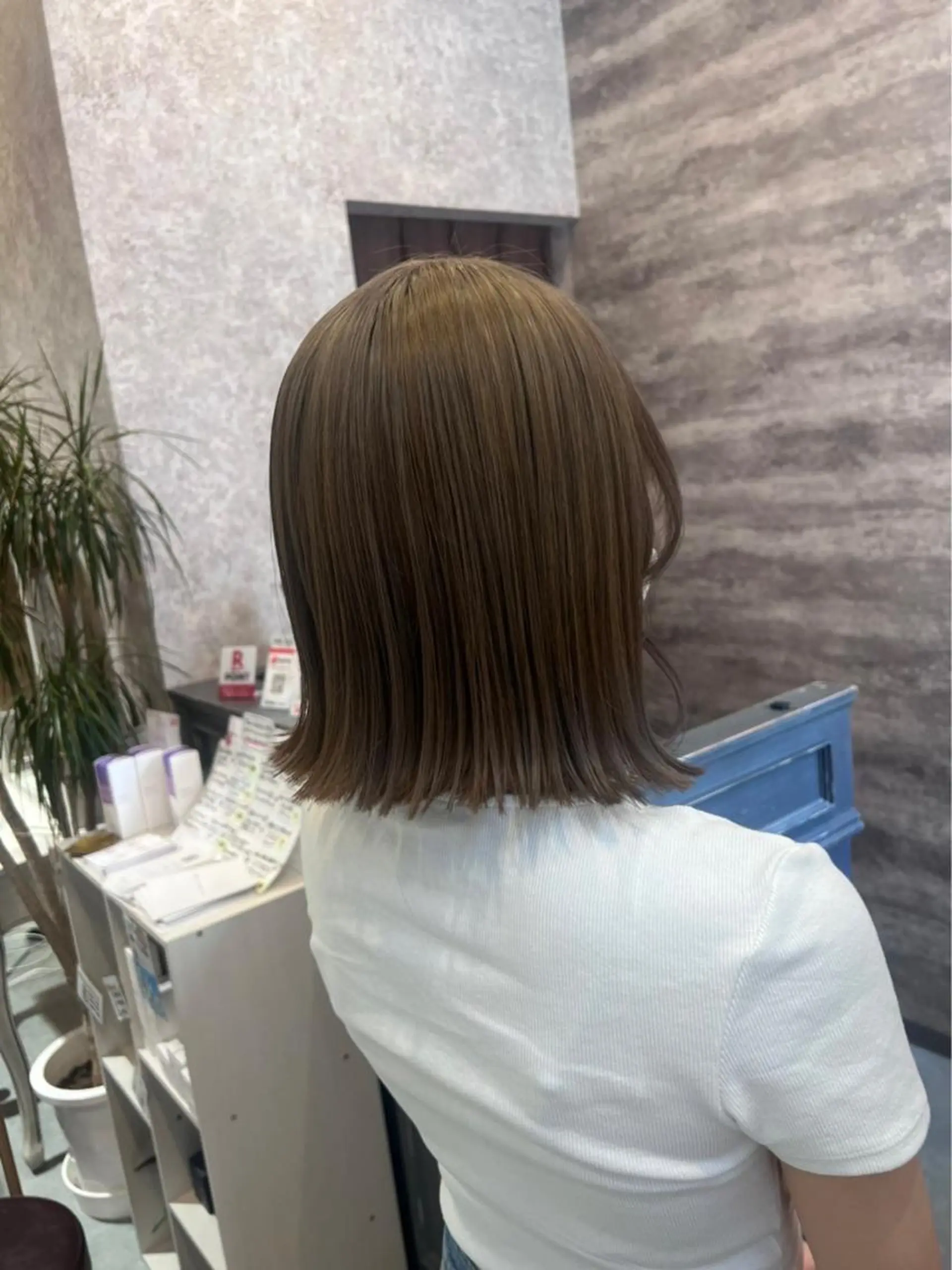ミディアム カラー ベージュカラー ブリーチ ダブルカラー グラデーションカラー ハイライトカラー 💈Blanco💈 カラー&ケア🌈のヘアスタイル