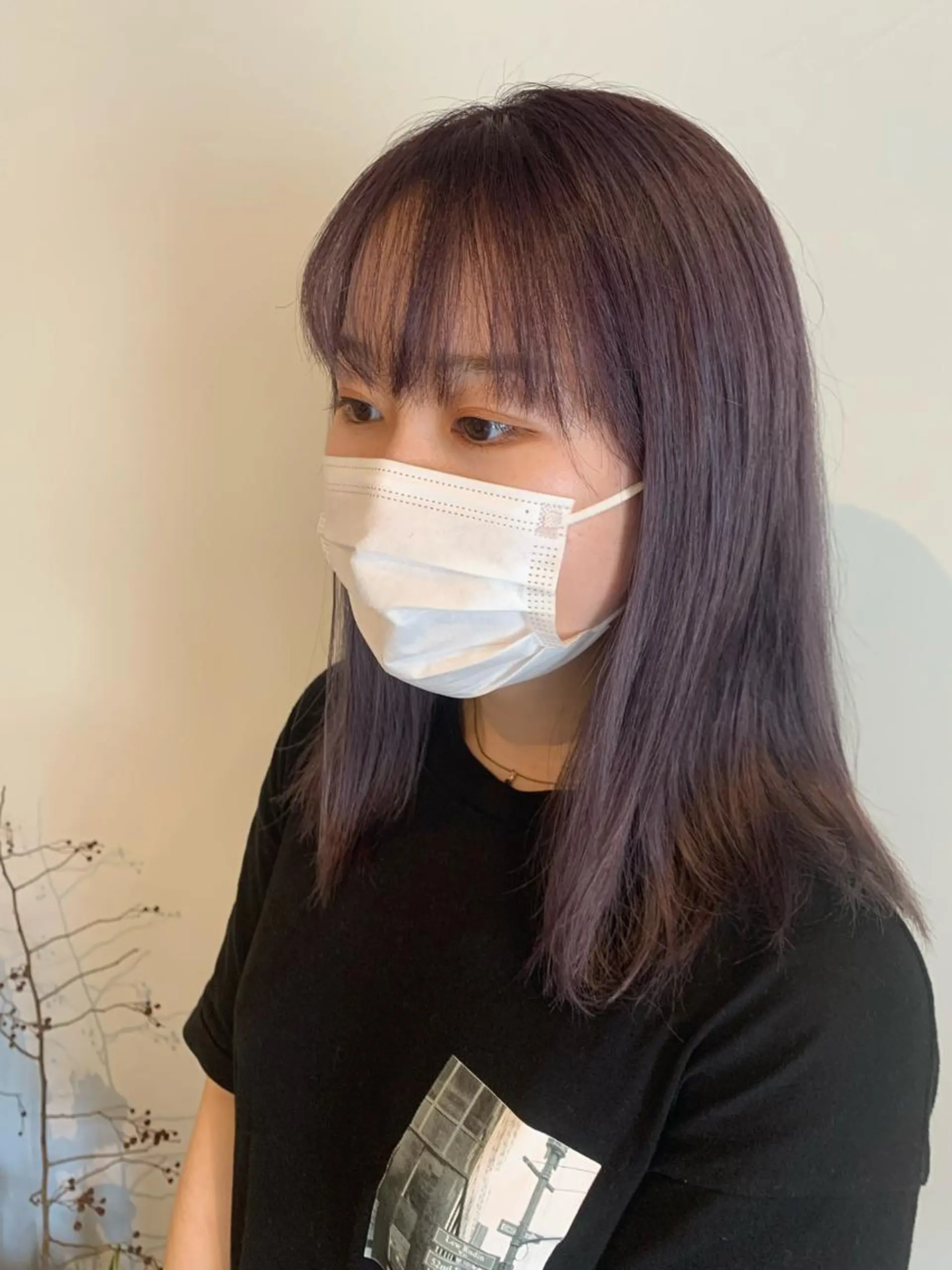 カラー 透明感カラー HARE 川崎晴佳のヘアスタイル