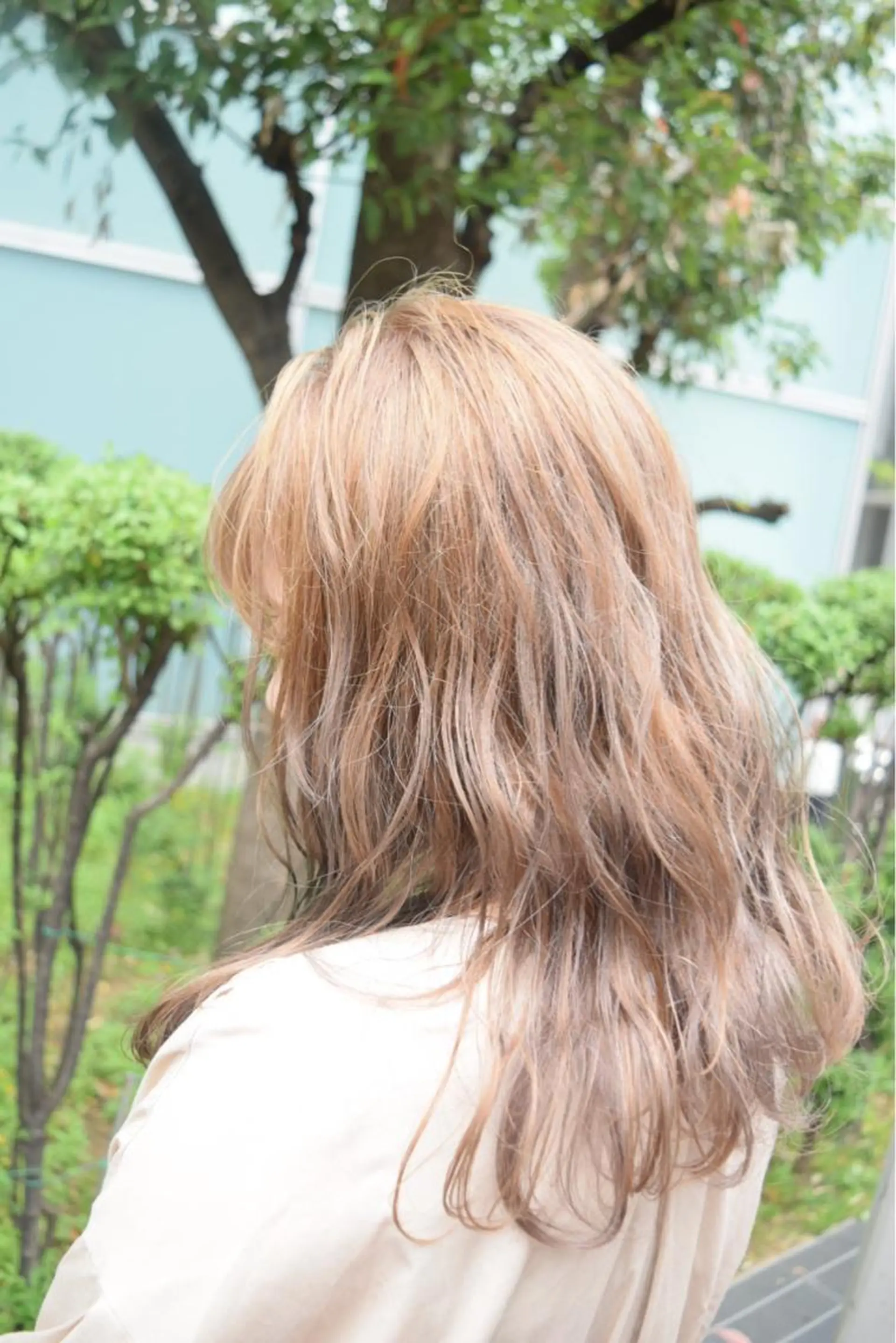 ミディアム カラー ハイトーンカラー RYUのヘアスタイル