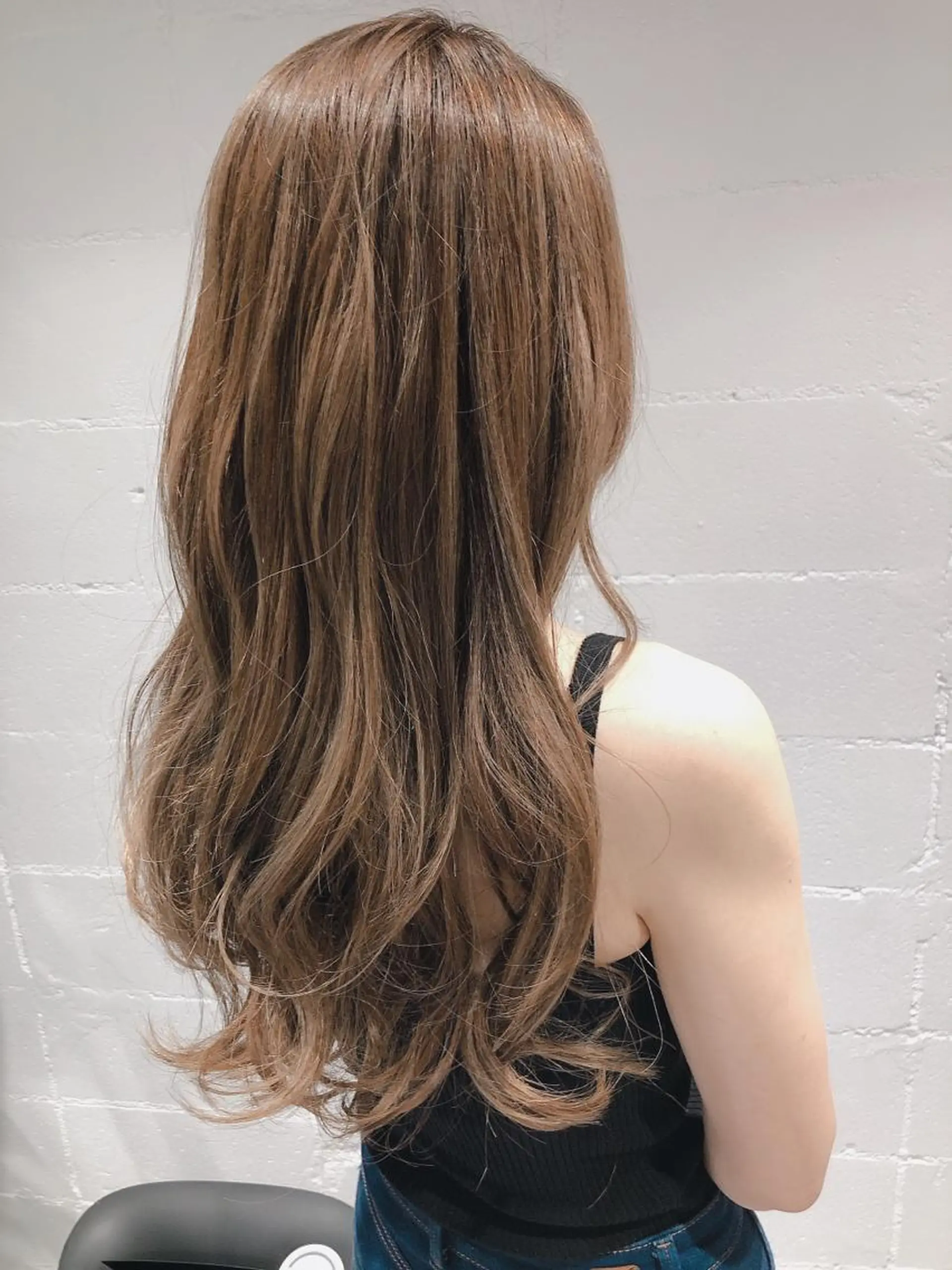 ロング カット パーマ ショート･ウルフ✂︎ 安住有咲子のヘアスタイル