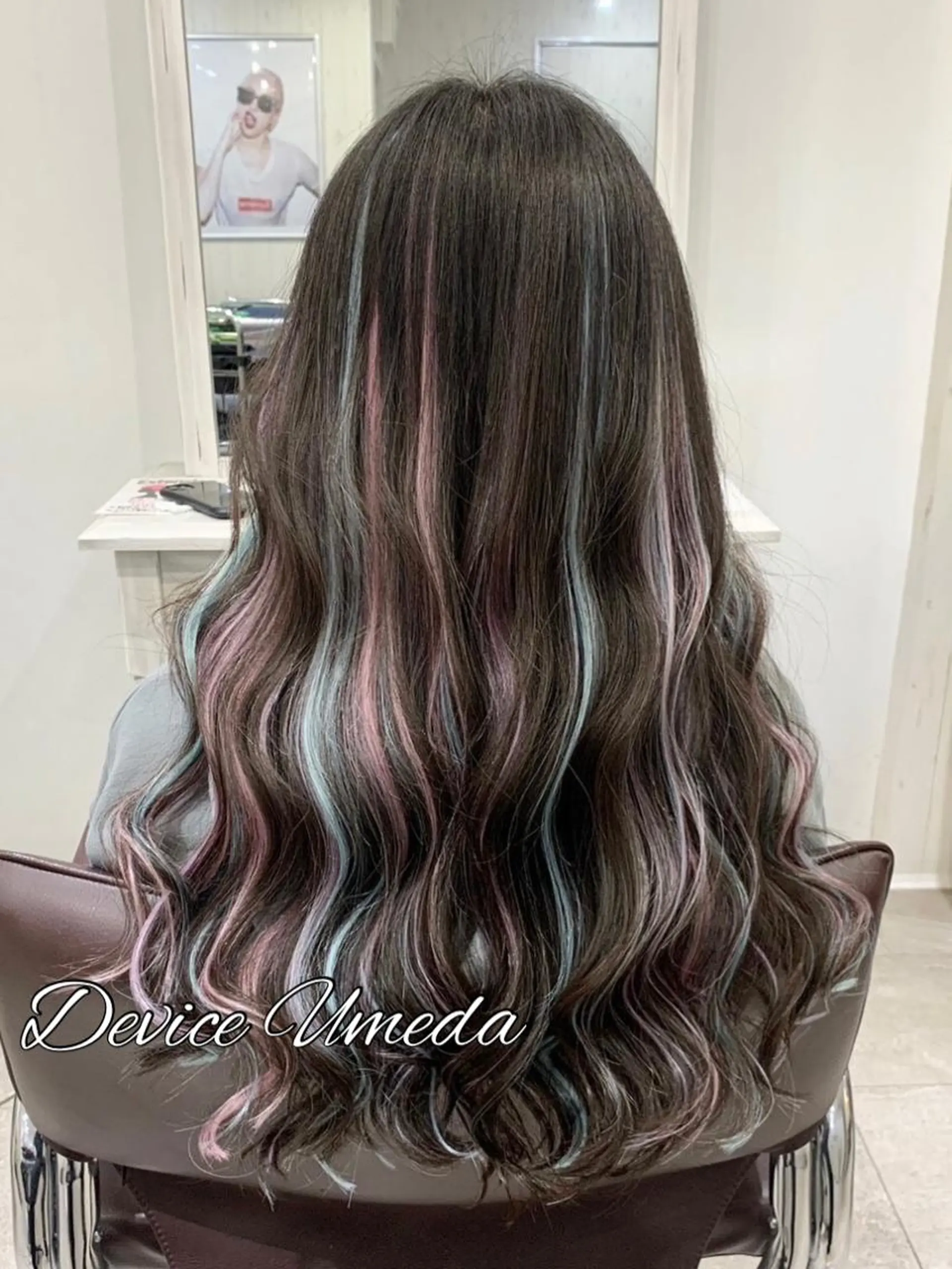 ロング カラー ヘアアレンジ エクステ地域最安値★ Device梅田のヘアスタイル