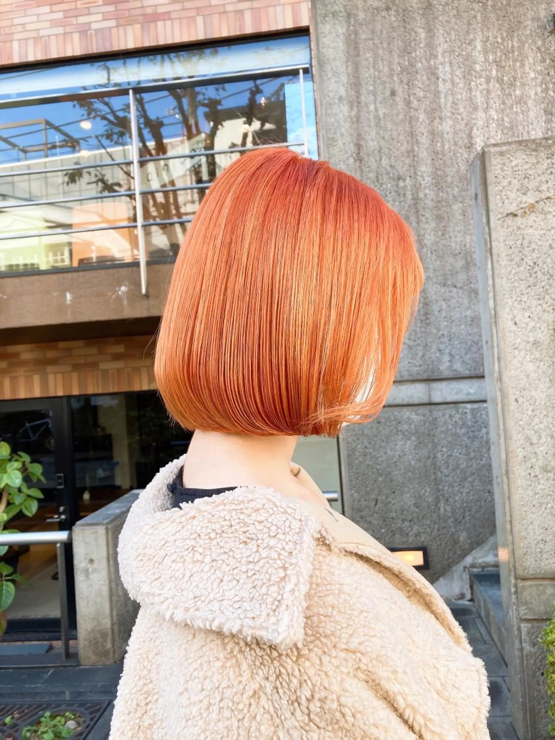 カラー ブリーチ オレンジ 💗モテ髪 ハイトーンあや💗のヘアスタイル