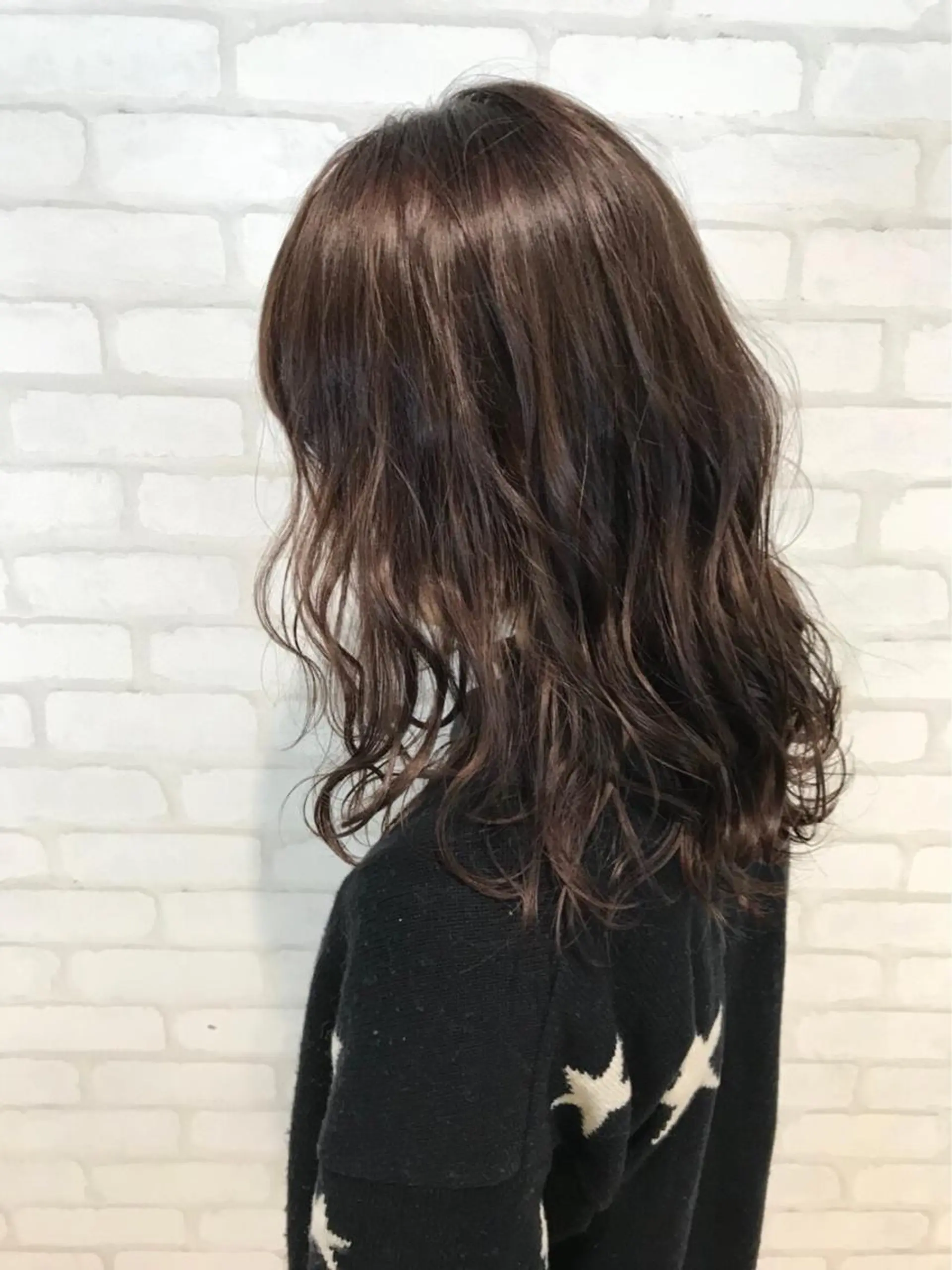 ロング カラー パーマ 畠山 華奈のヘアスタイル