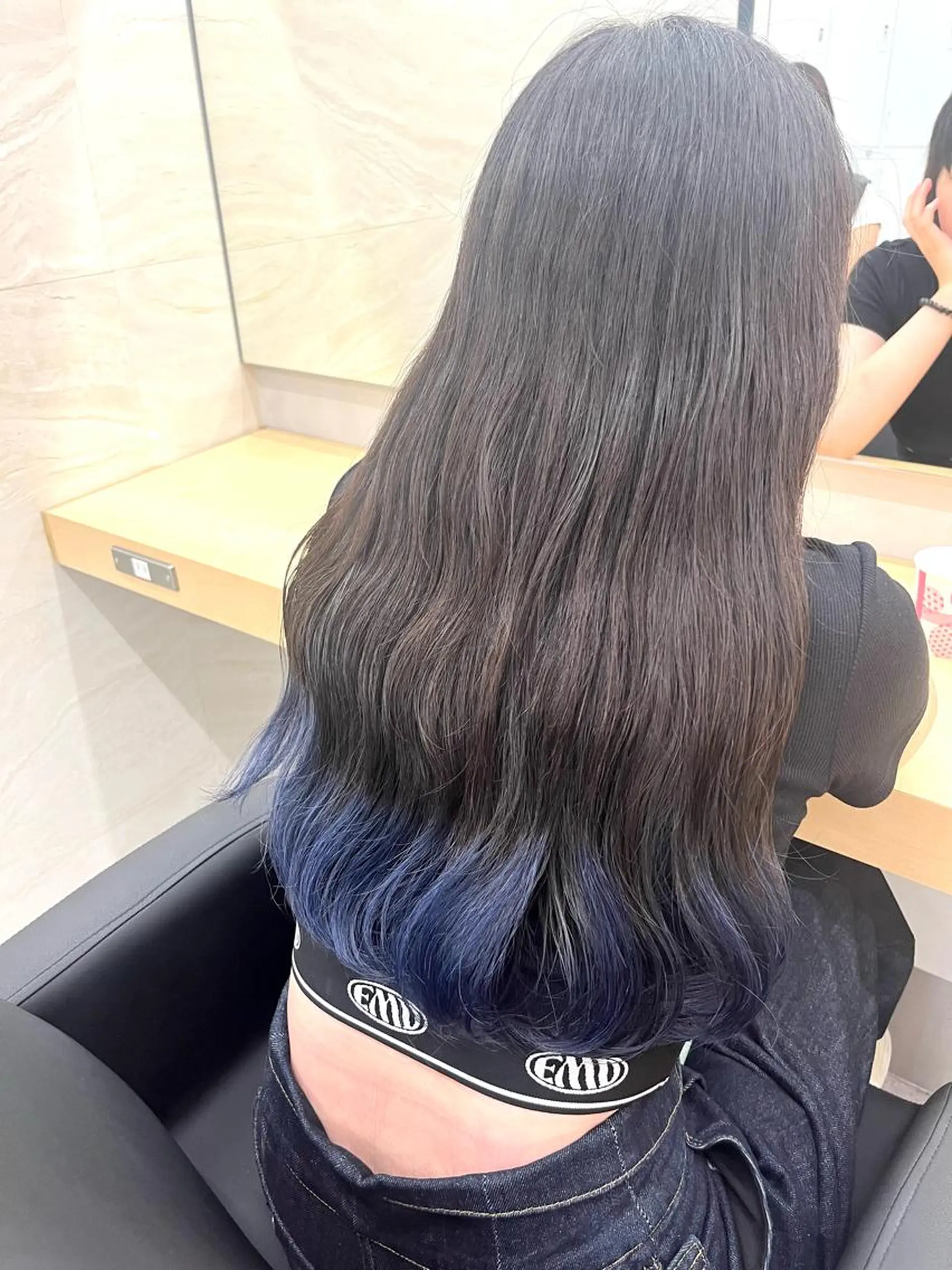 ロング カラー ヘアカラー トリートメント ヘアセット 🎀透明感ブリーチ カラー🎀ミズキのヘアスタイル