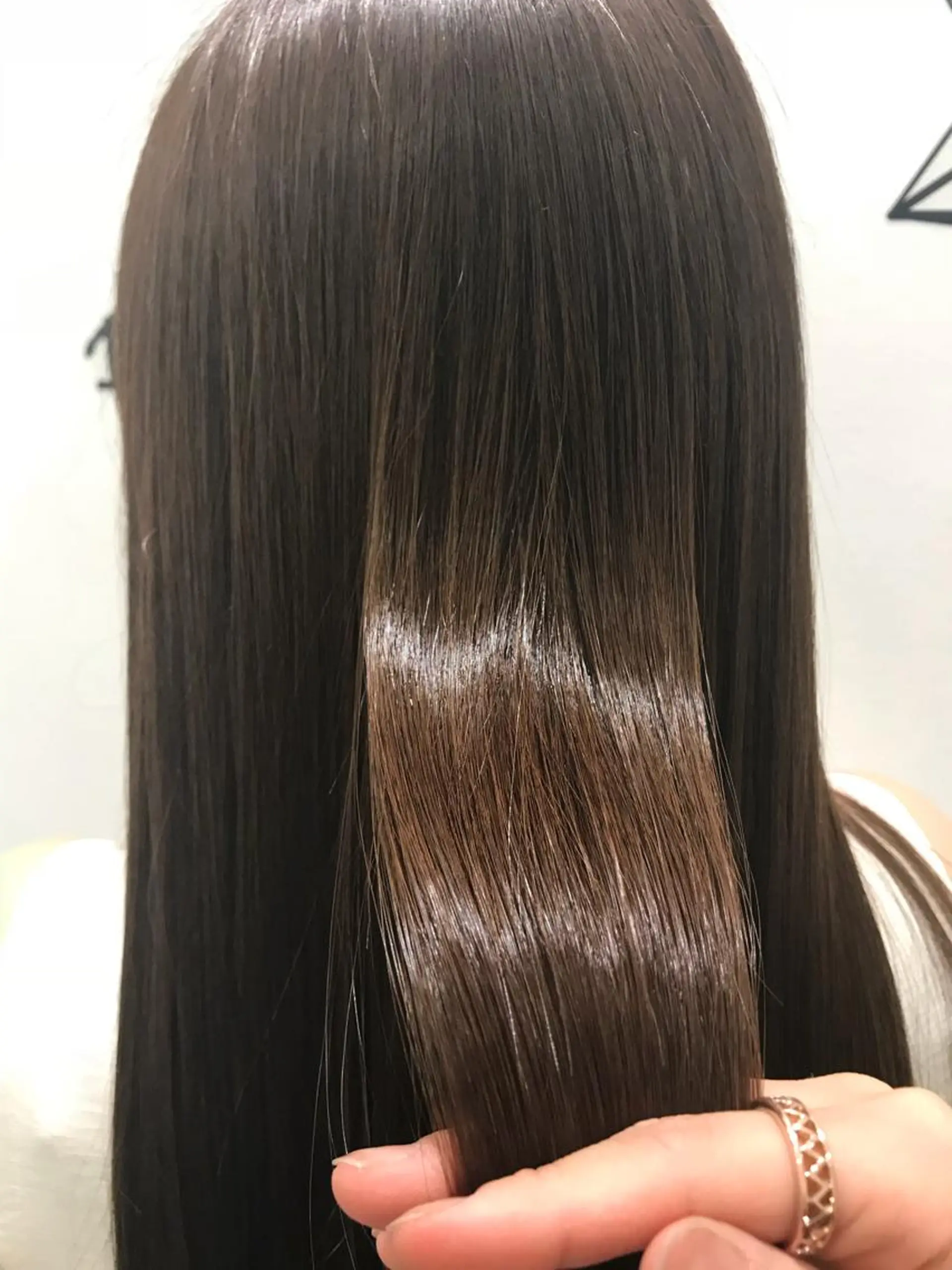 ロング パーマ 縮毛矯正 ショート、ボブ/ 川鍋薫のヘアスタイル