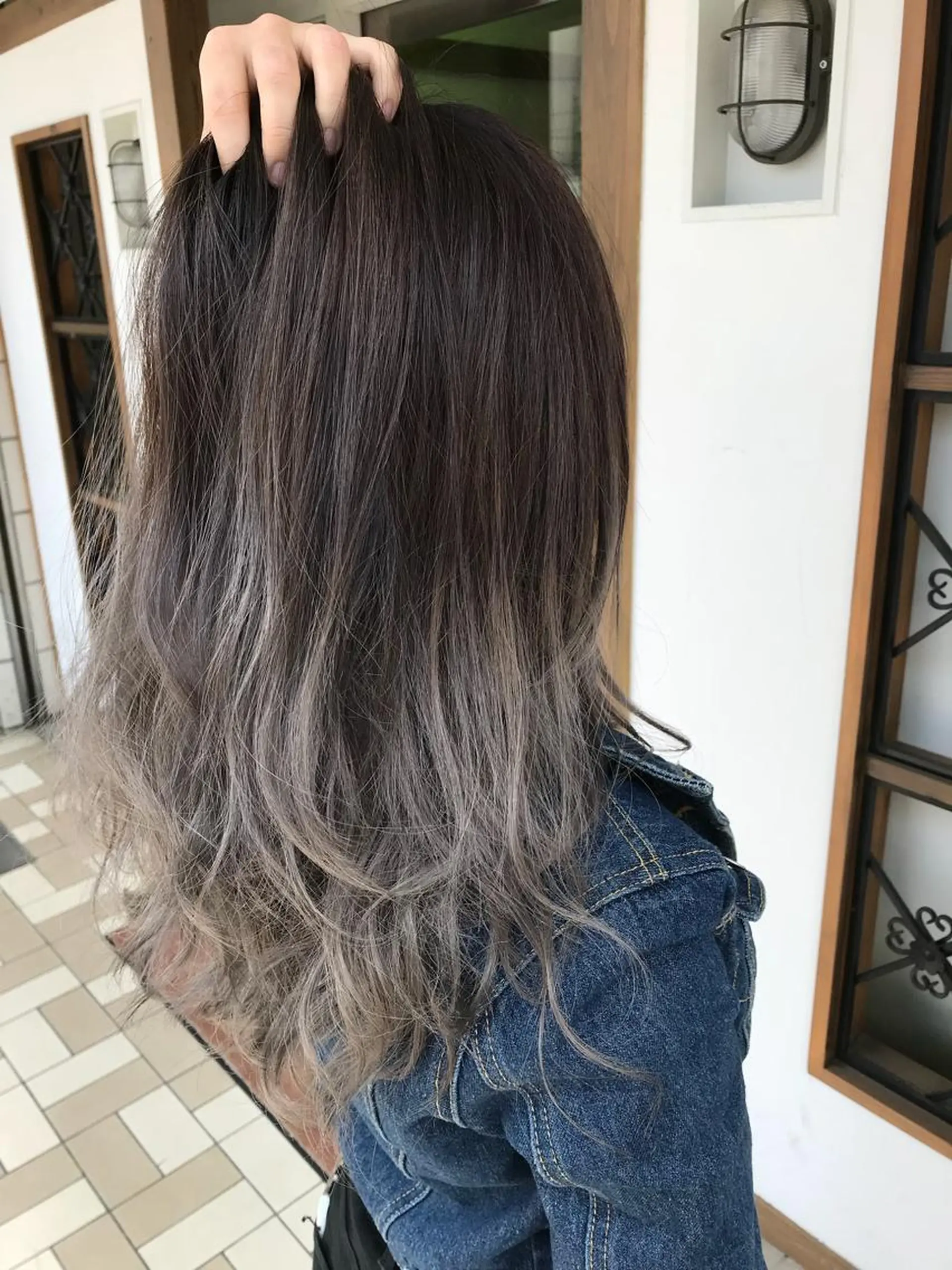 ロング カラー バレイヤージュ レイヤーカット ヘアメディカルサロン銀座premium所属・✨髪質改善✨三橋 正隆のヘアスタイル