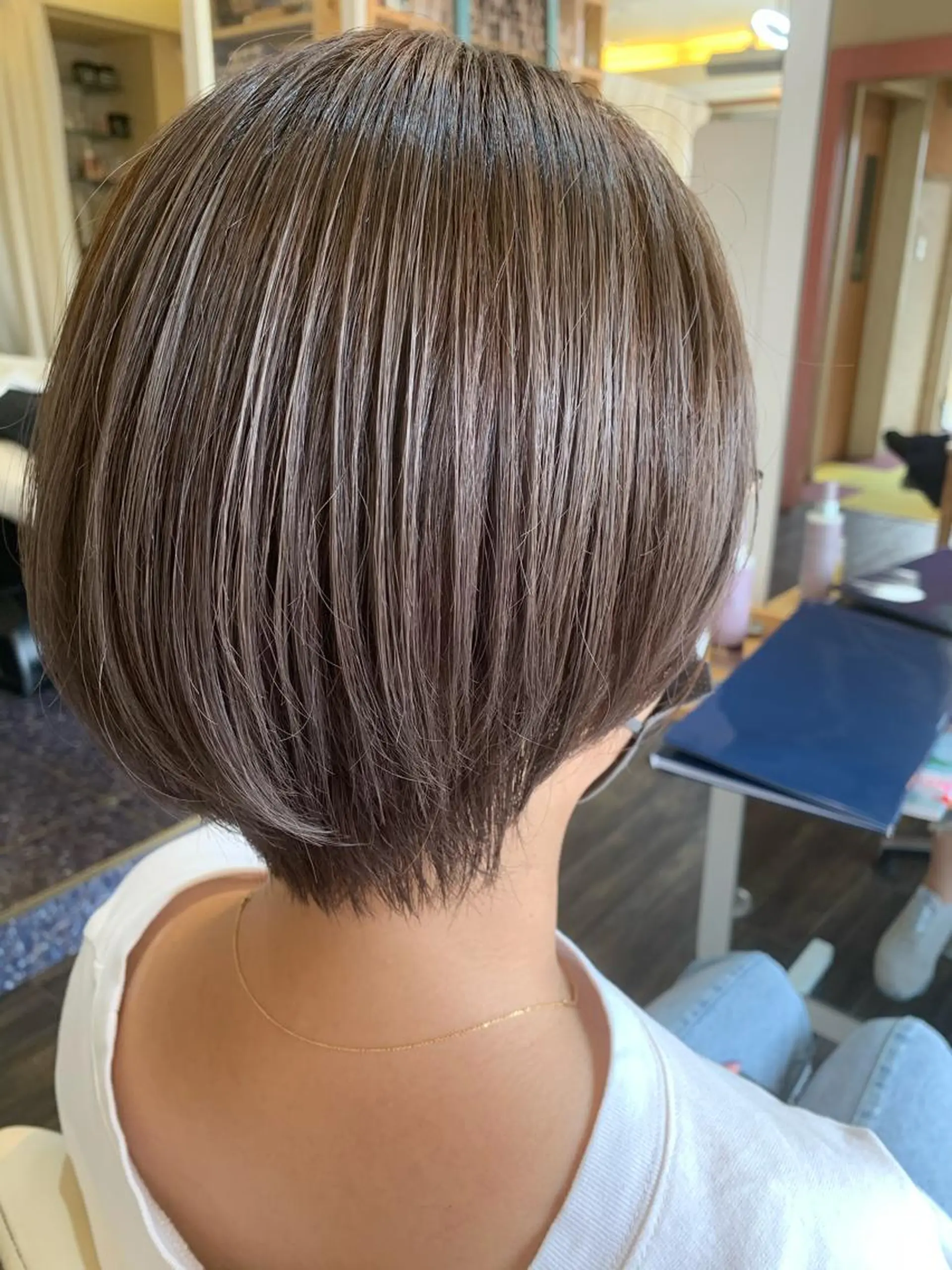 ショート カラー ヘアカラー トリートメント ヘアセット DiMPlE  ディンプル所属・🌸スタイリスト 山浦美恵のヘアスタイル