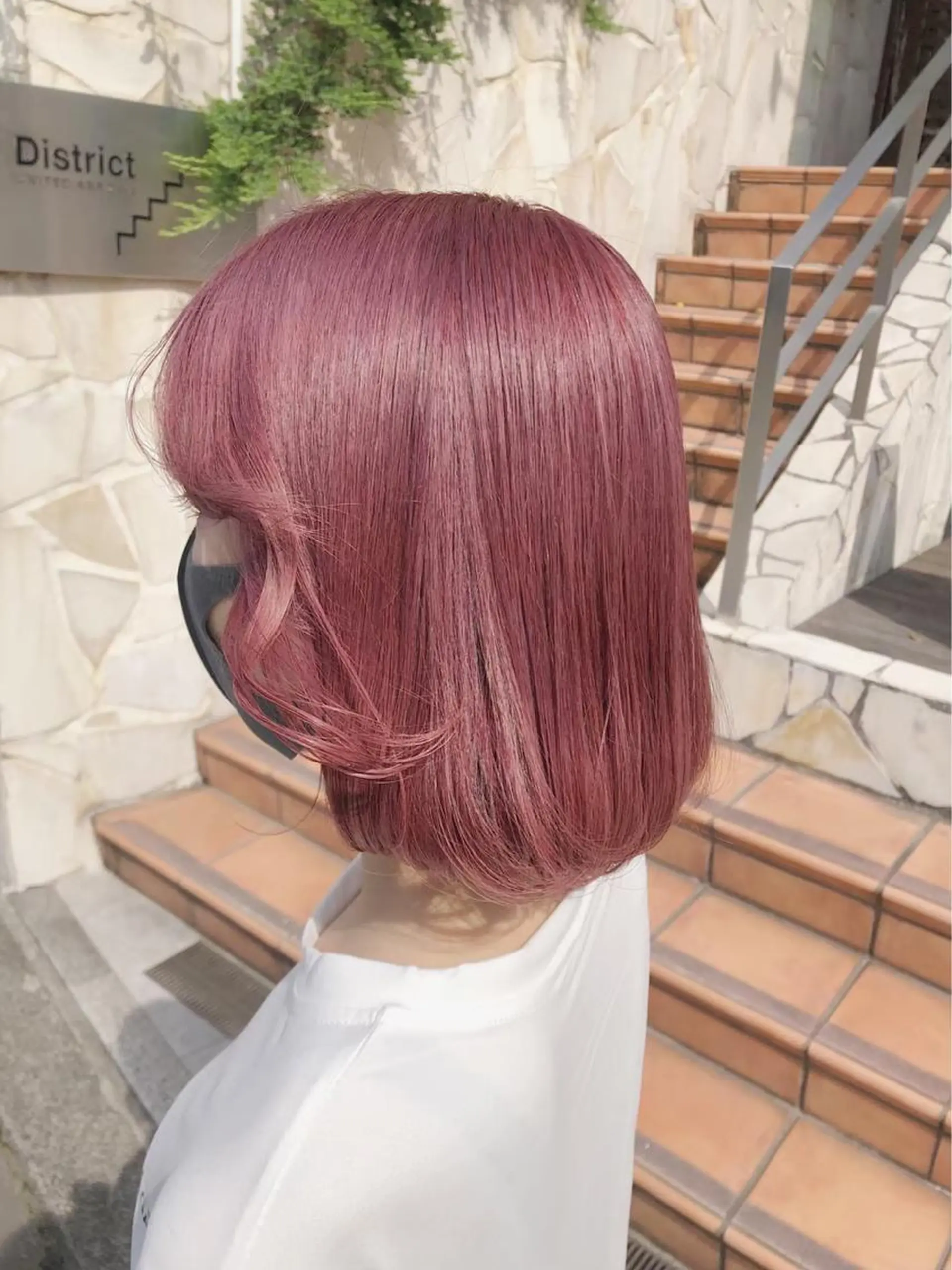 ショート ハイトーン×エクステ 💞くるみのヘアスタイル