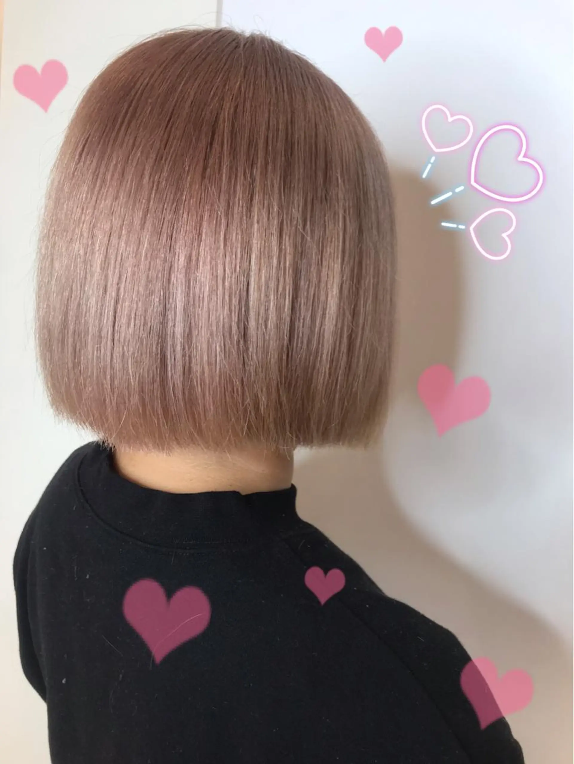 ミディアム カラー ピンクカラー ホワイトピンク EMANON新宿東口所属・新宿駅近♡ ♡個室♡三都季🌜のヘアスタイル
