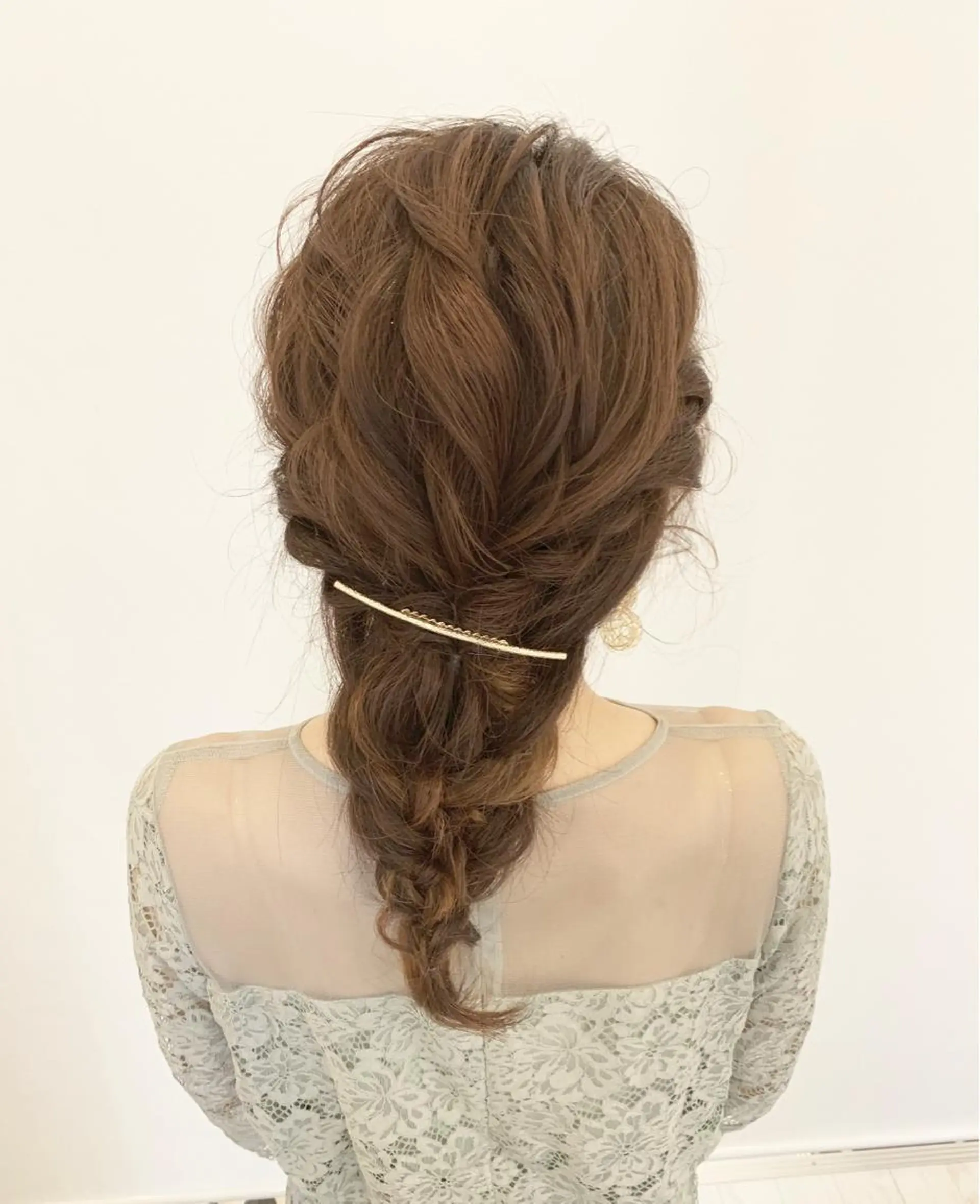 セミロング ヘアアレンジ Grace Unge 名駅 完全個室/髪質改善 【グレイスアンジュ メイエキ】所属・加藤 えりのヘアスタイル