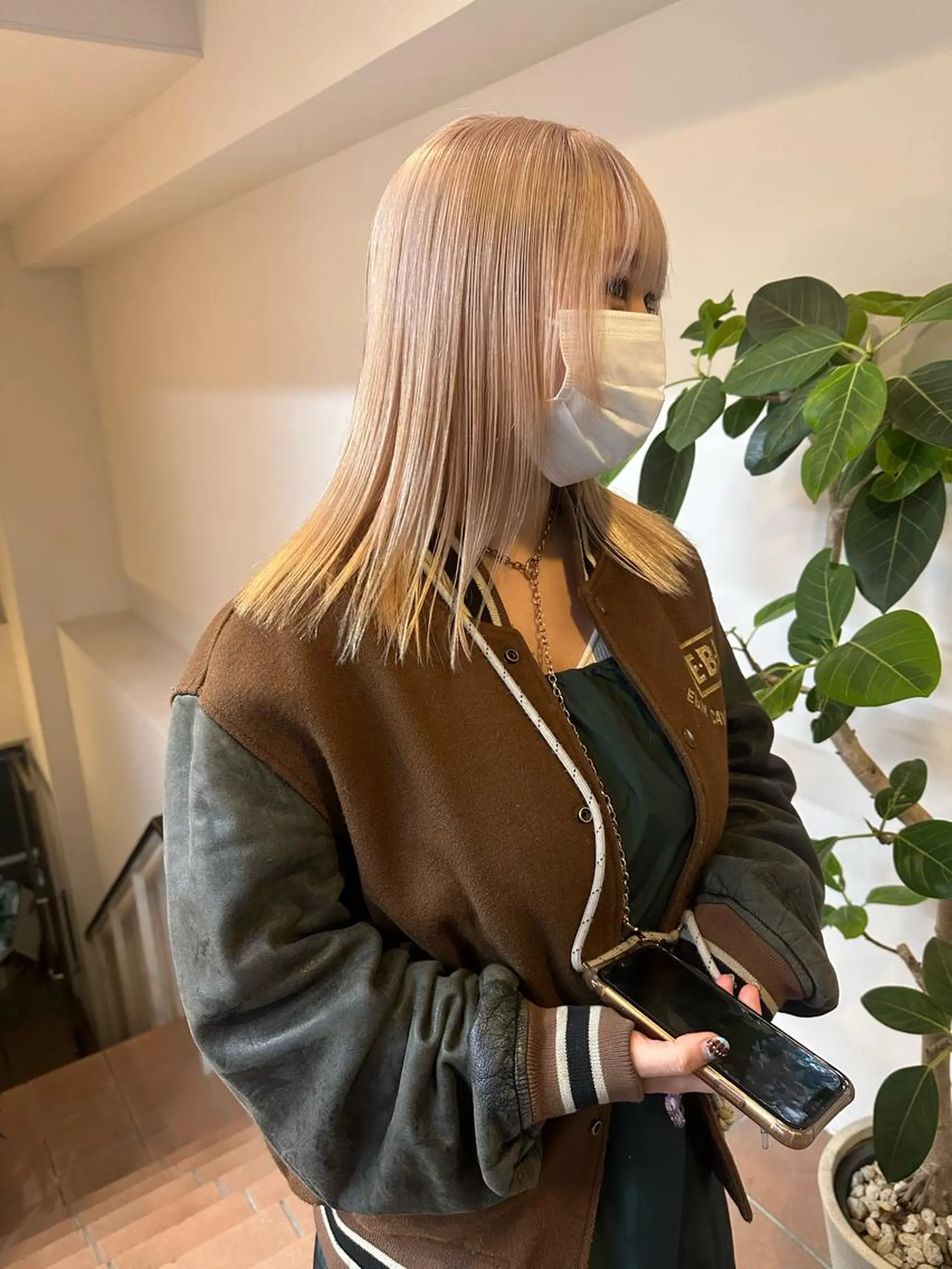 ロング ボブカット 💎坪谷のヘアスタイル