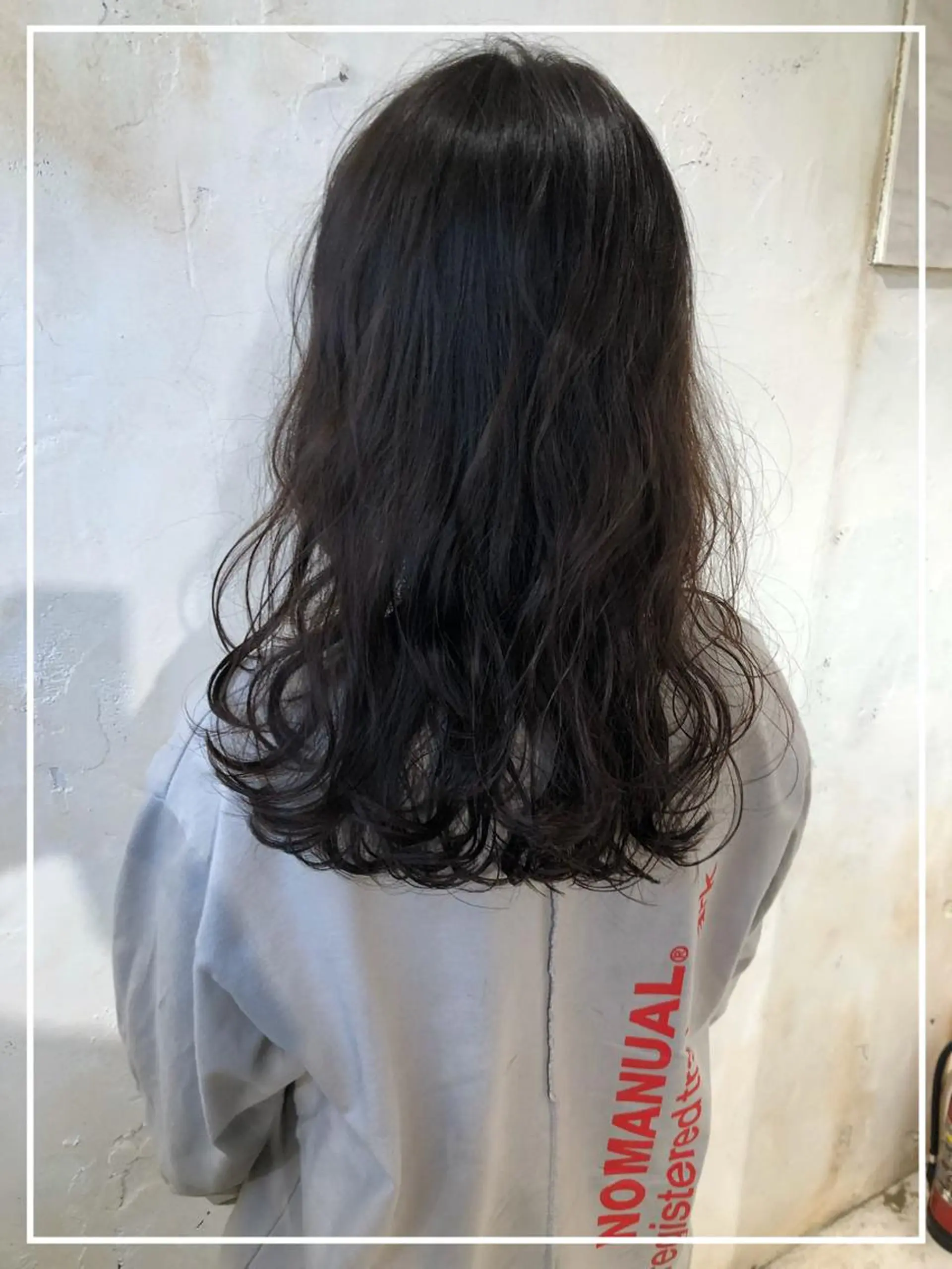 ロング カット パーマ トリートメント マネージャー 山城洸希のヘアスタイル