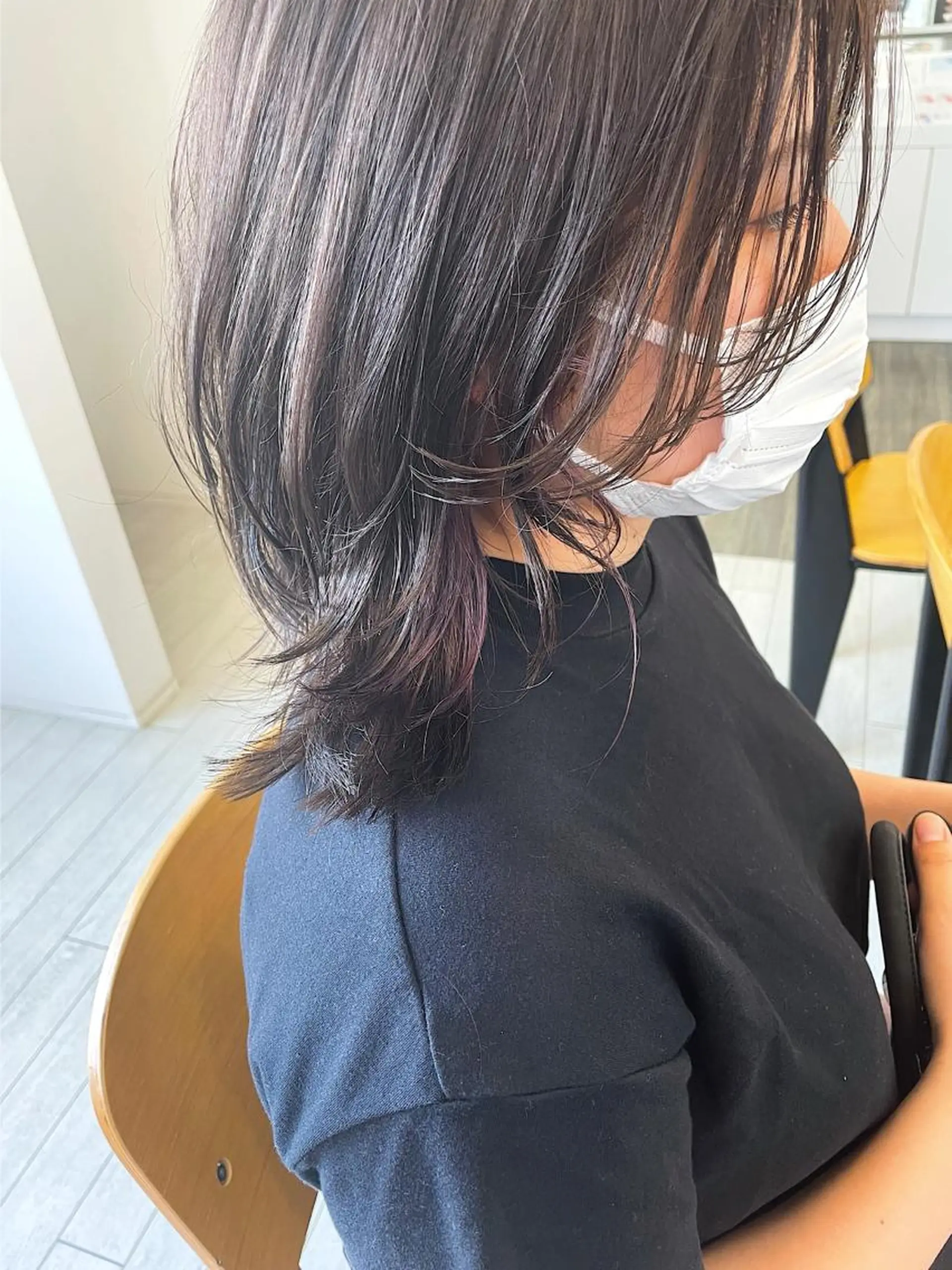 ミディアム カラー saito .のヘアスタイル