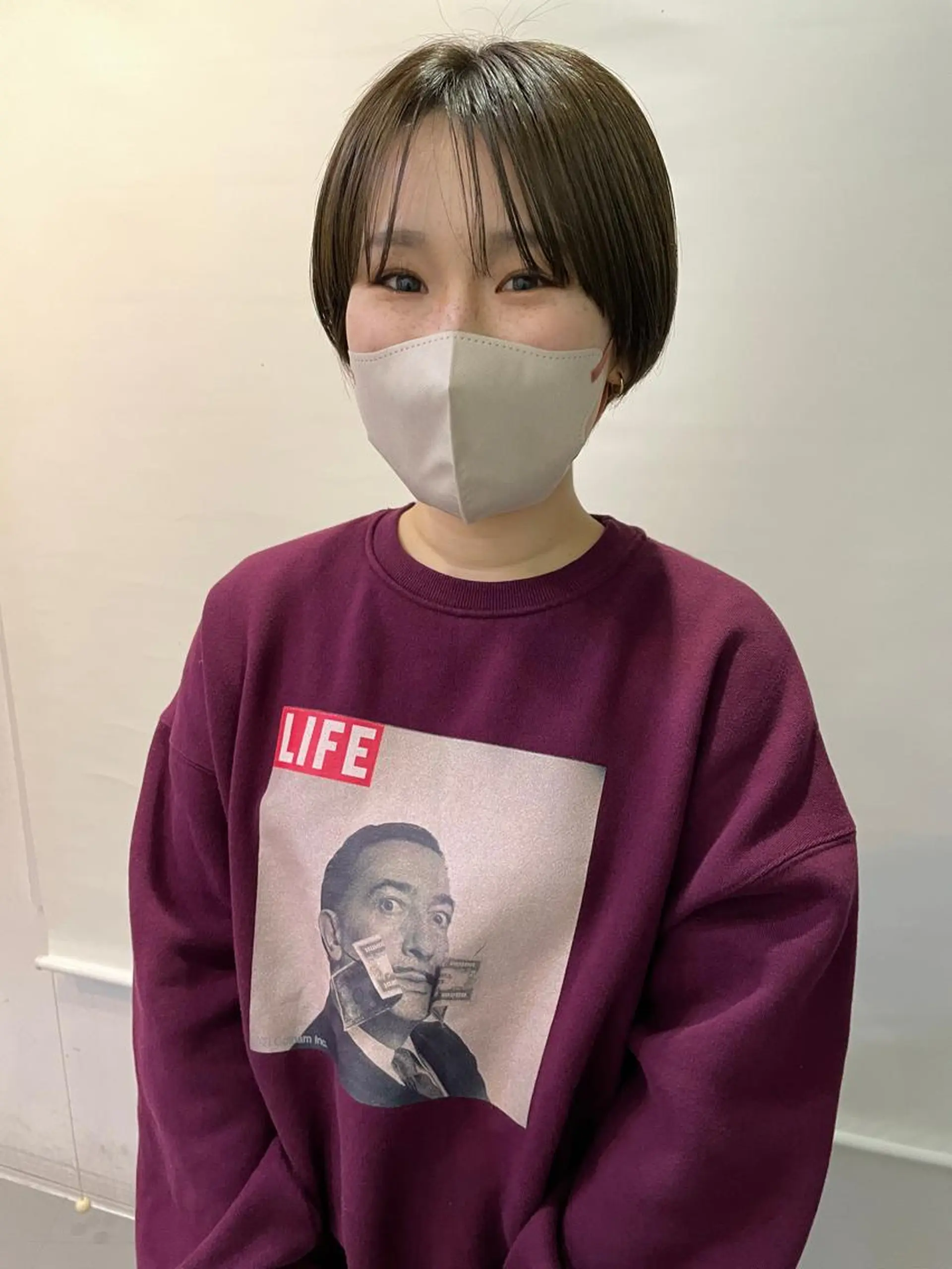 ショート カラー silo所属・silo MOKA 顔周りカット🦦のヘアスタイル