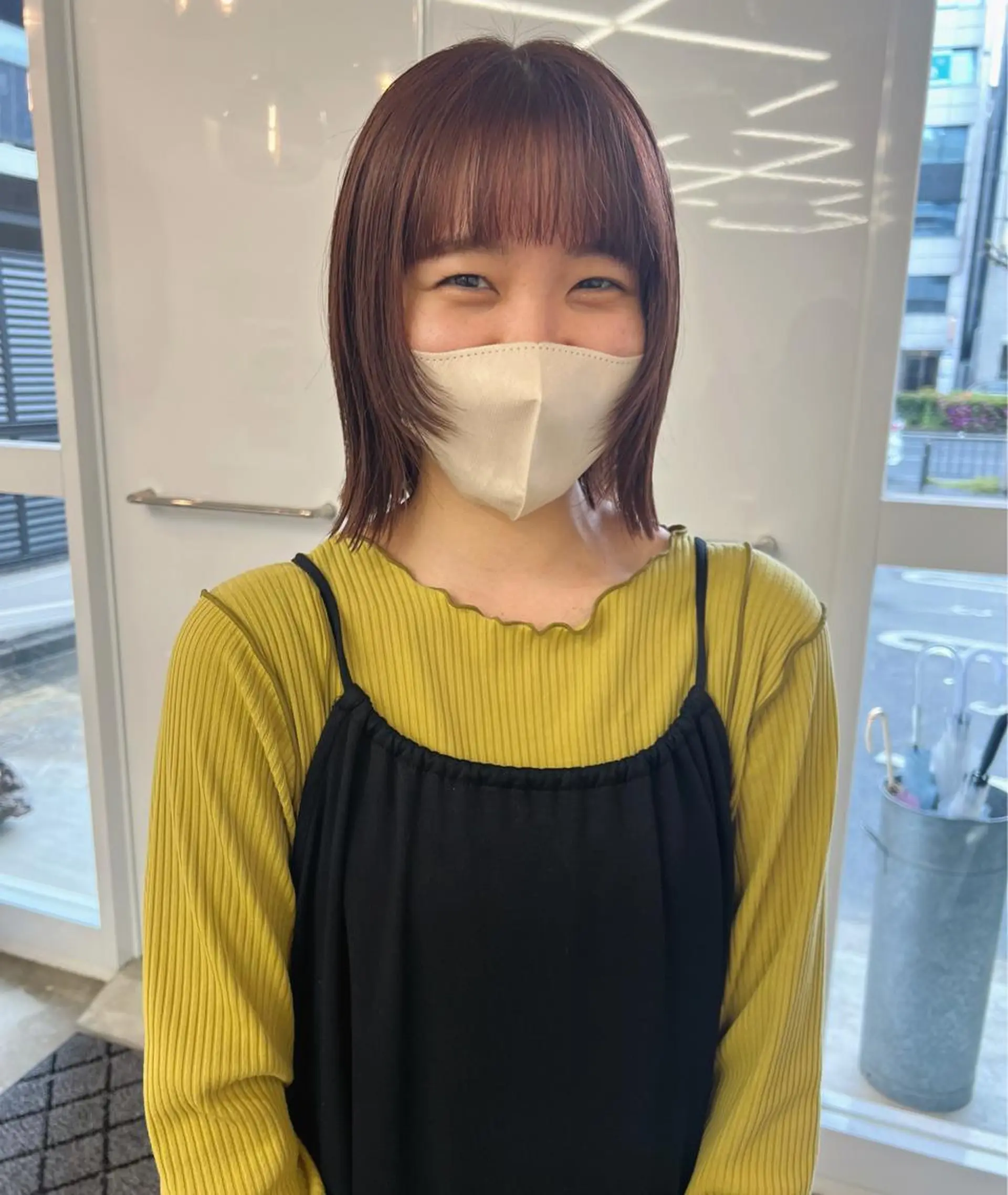 ミディアム カラー カット ヘアカラー 近藤 千裕のヘアスタイル