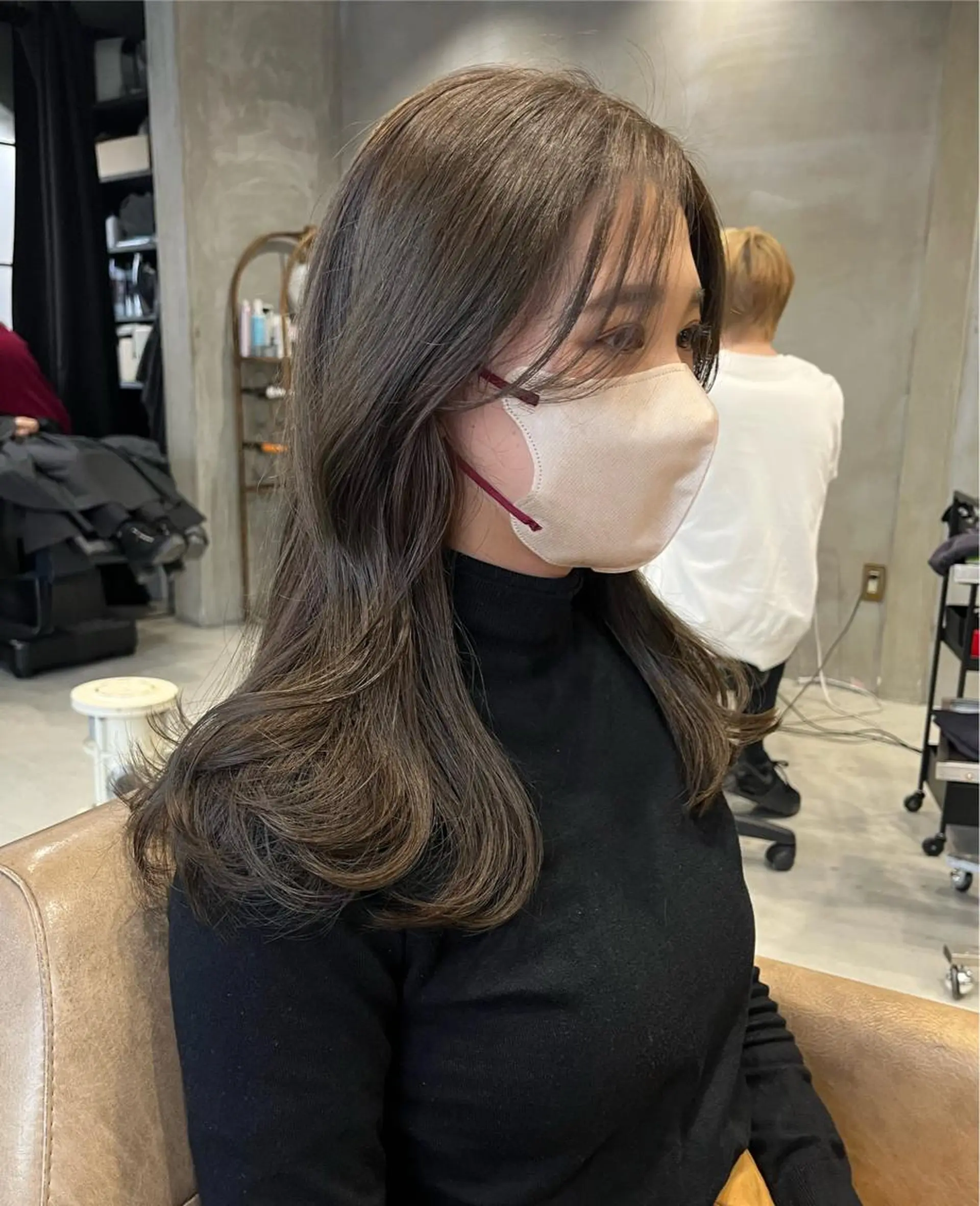 セミロング カラー spooopy所属・🕊大垣 めぐみ🕊のヘアスタイル