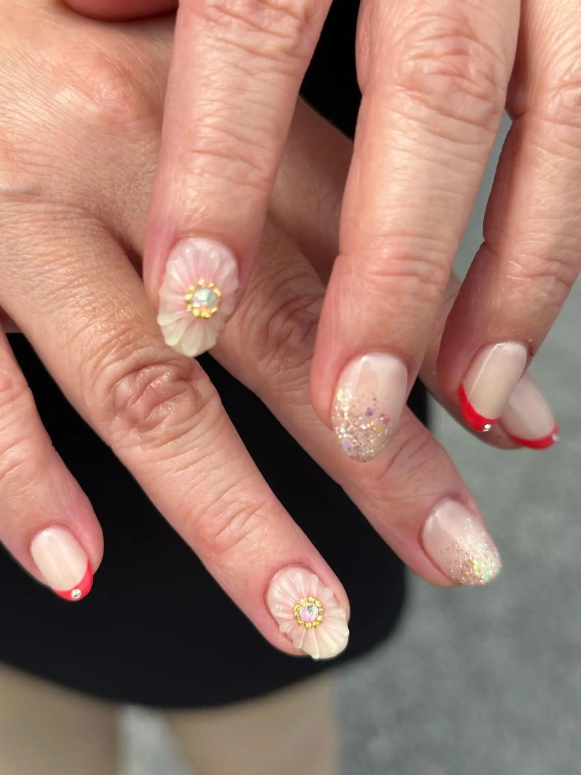 ネイル フレンチネイル ぷっくりネイル ハンドネイル nail campのネイルデザイン