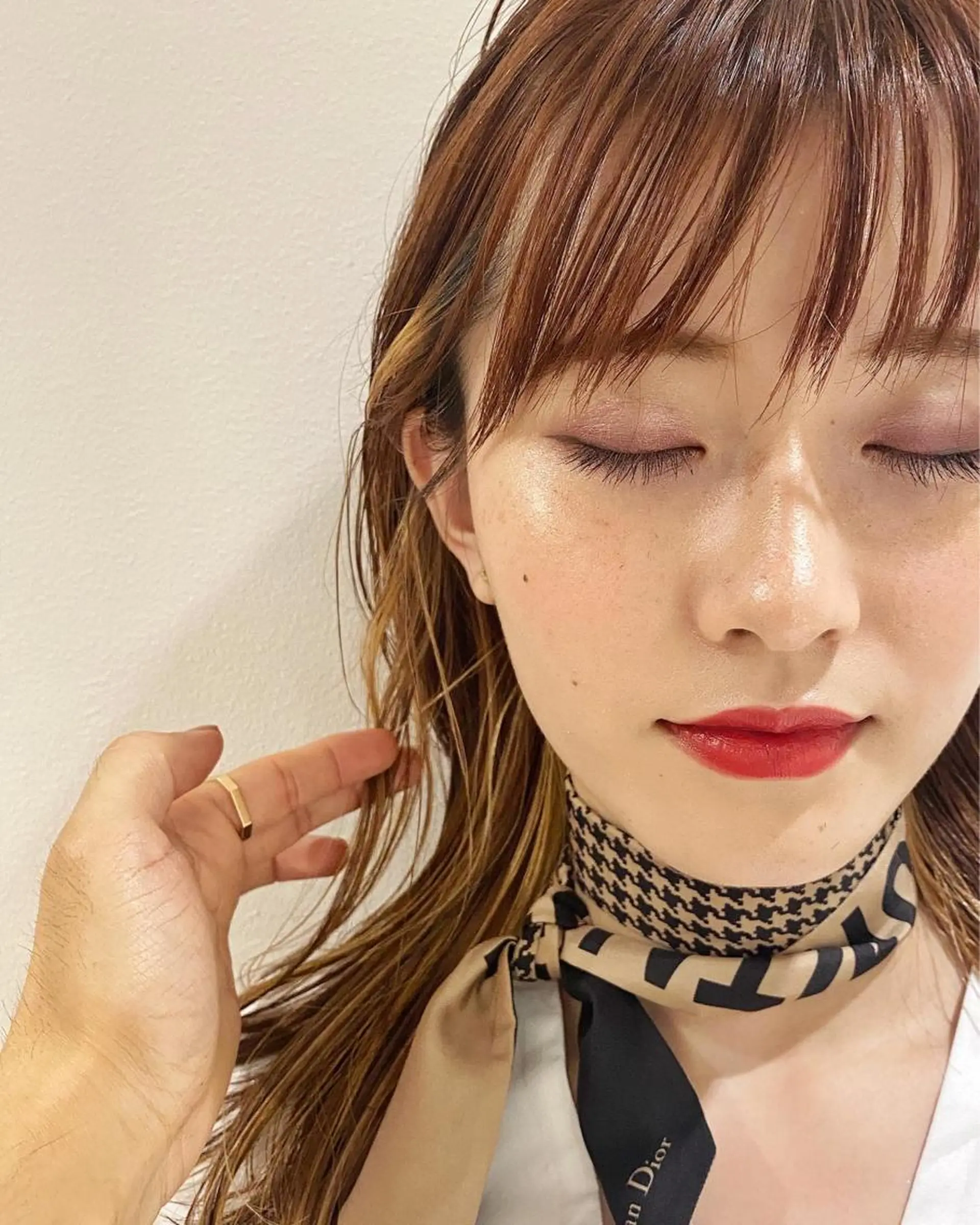 ミディアム カラー ヘアアレンジ グレージュ 髪質改善 渋谷✨yuto✨全 メニュー得意です🙏のヘアスタイル
