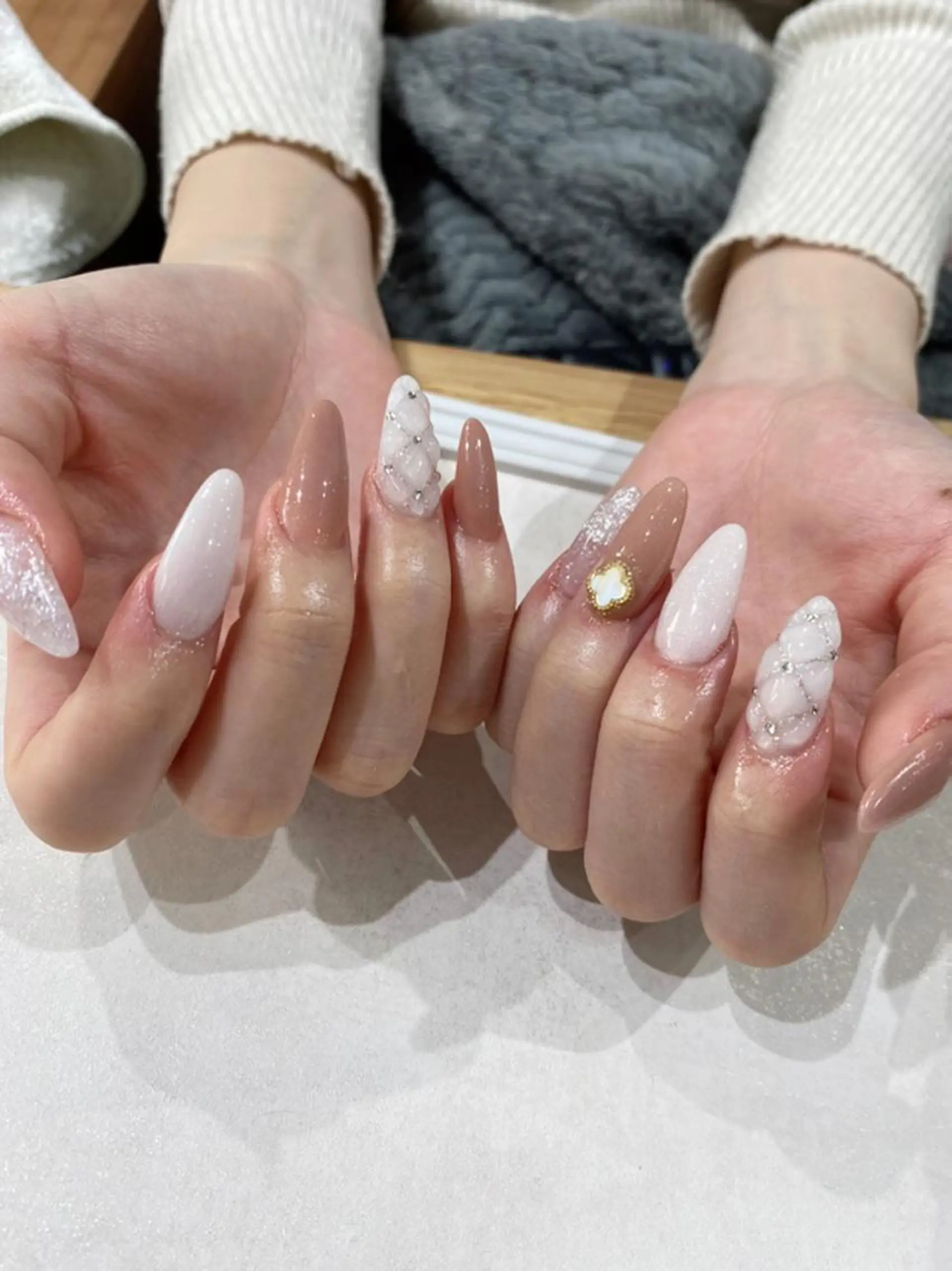 セミロング ハンドネイル Nail R💫 naoのネイルデザイン