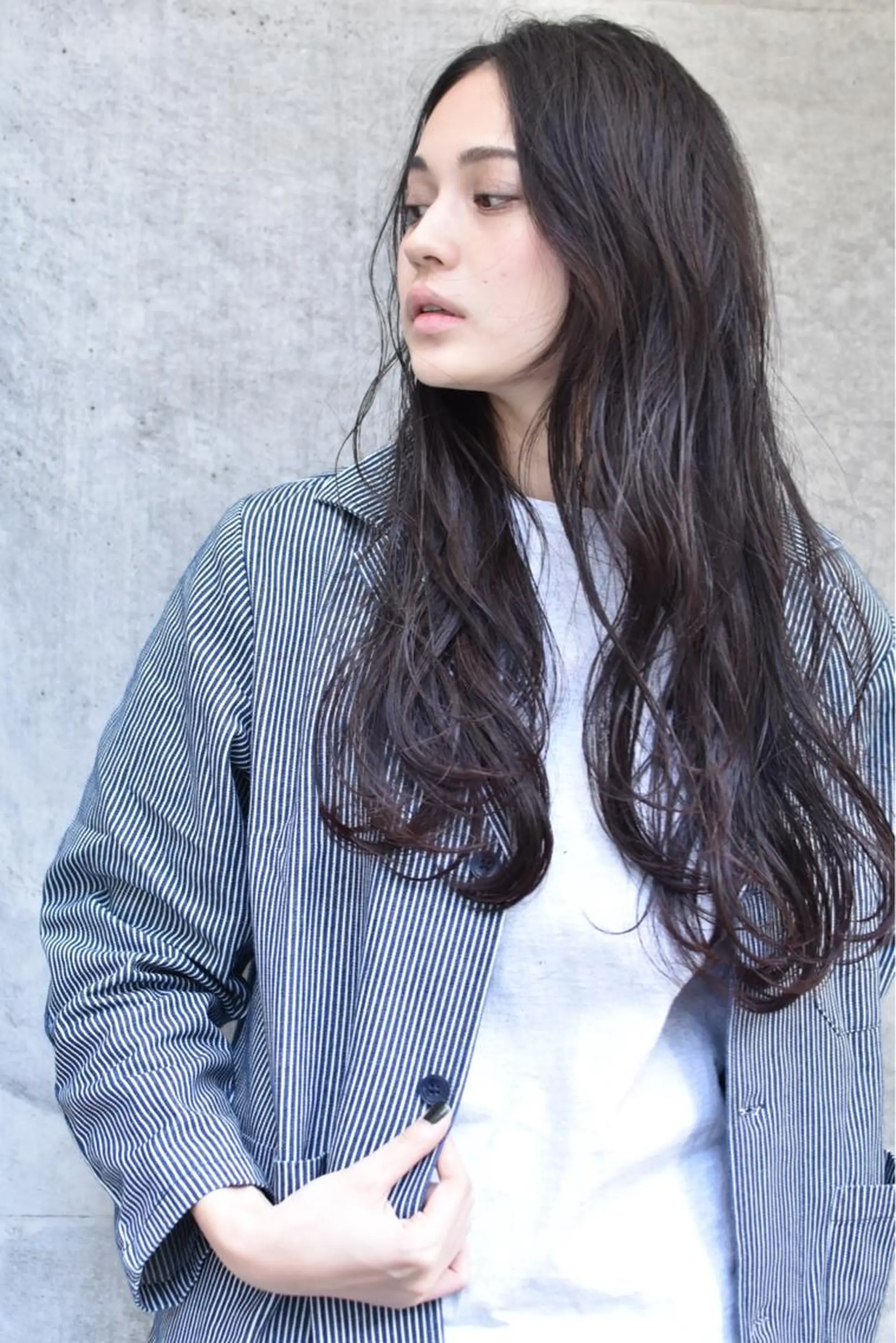 セミロング カラー パーマ カット ヘアカラー トリートメント 南堀江🌿パーマ Tetsu【テツ】のヘアスタイル