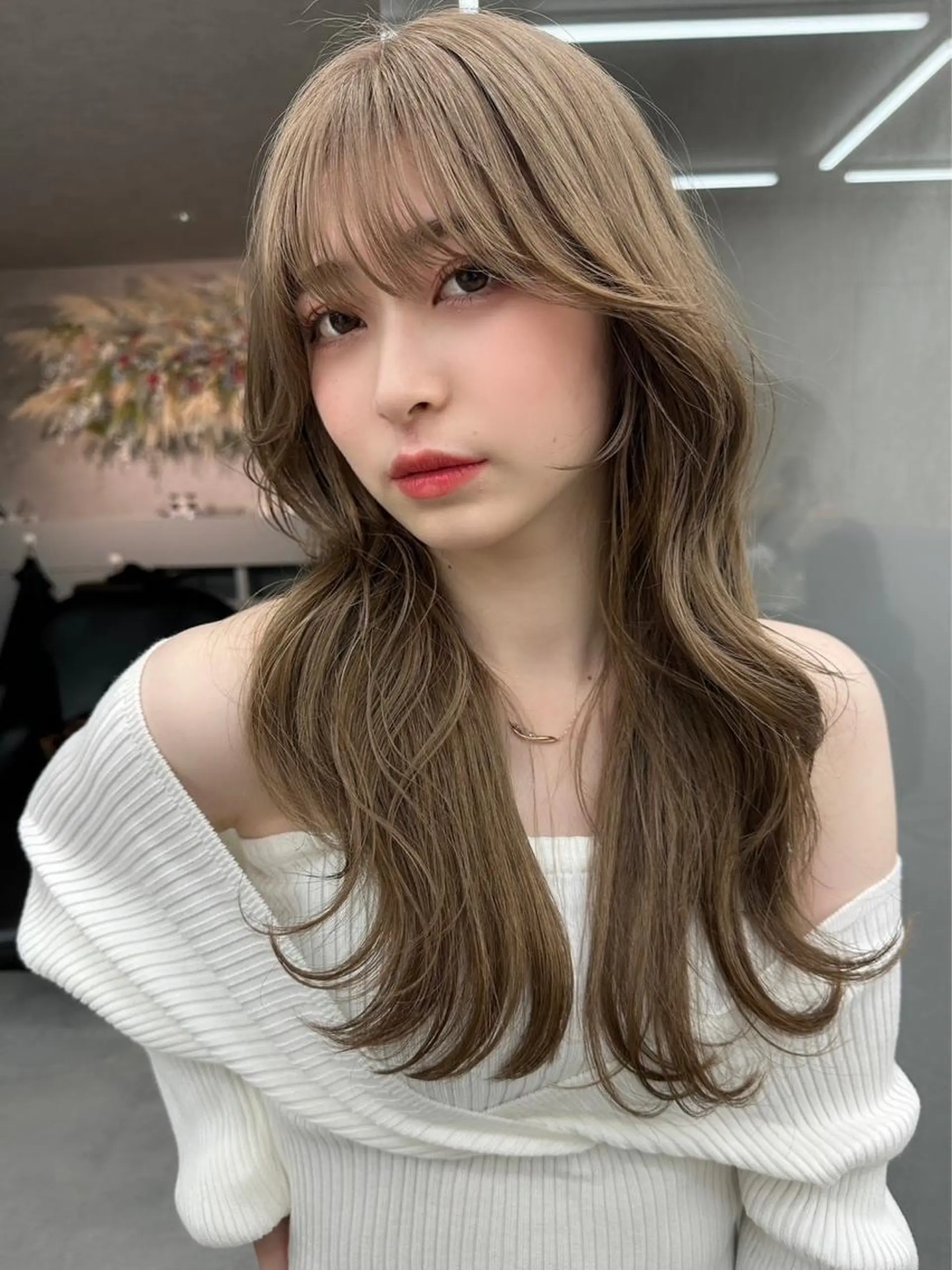 カラー ヘアカラー 韓国ヘア/レイヤー Londエレンのヘアスタイル