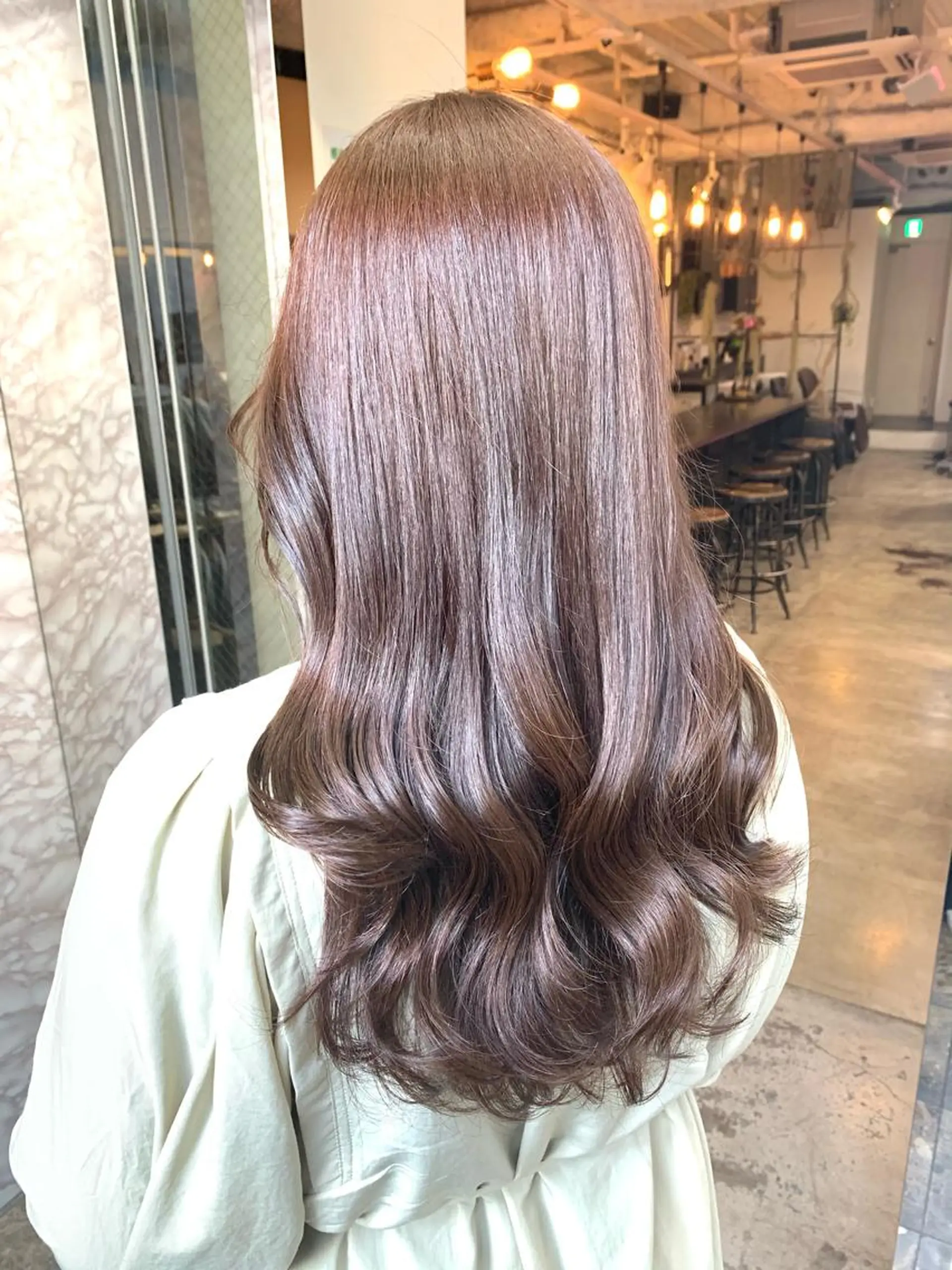 ロング カラー ヘアアレンジ アディクシーカラー ベージュカラー グレージュ ハイライトカラー イルミナカラー カット ヘアカラー トリートメント ヘッドスパ ヘアセット レイヤーカット/艶髪 🎀笠原 優花🎀のヘアスタイル