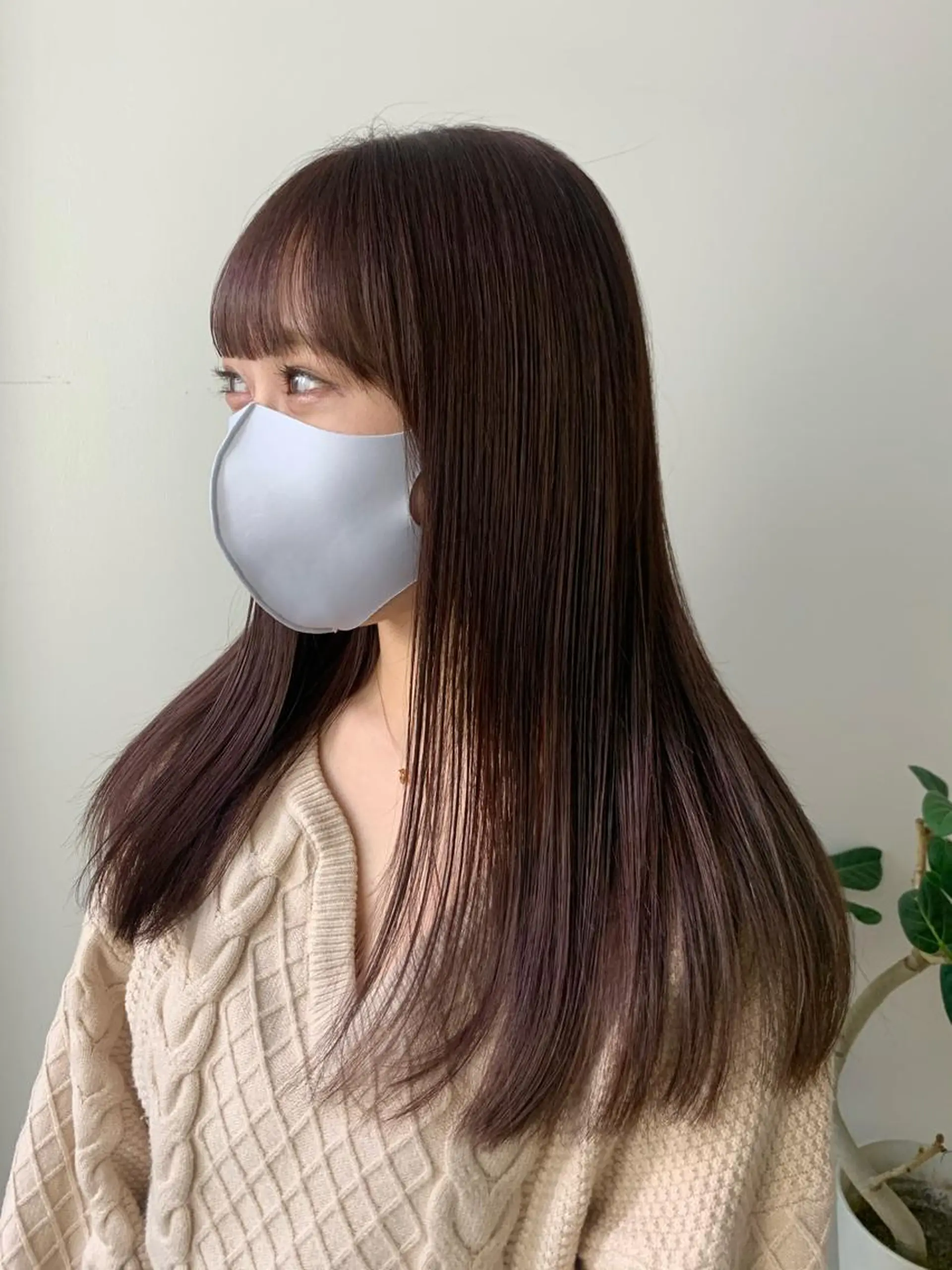 ロング カラー ヘアカラー トリートメント 【淡色color/ nail】maikoのネイルデザイン