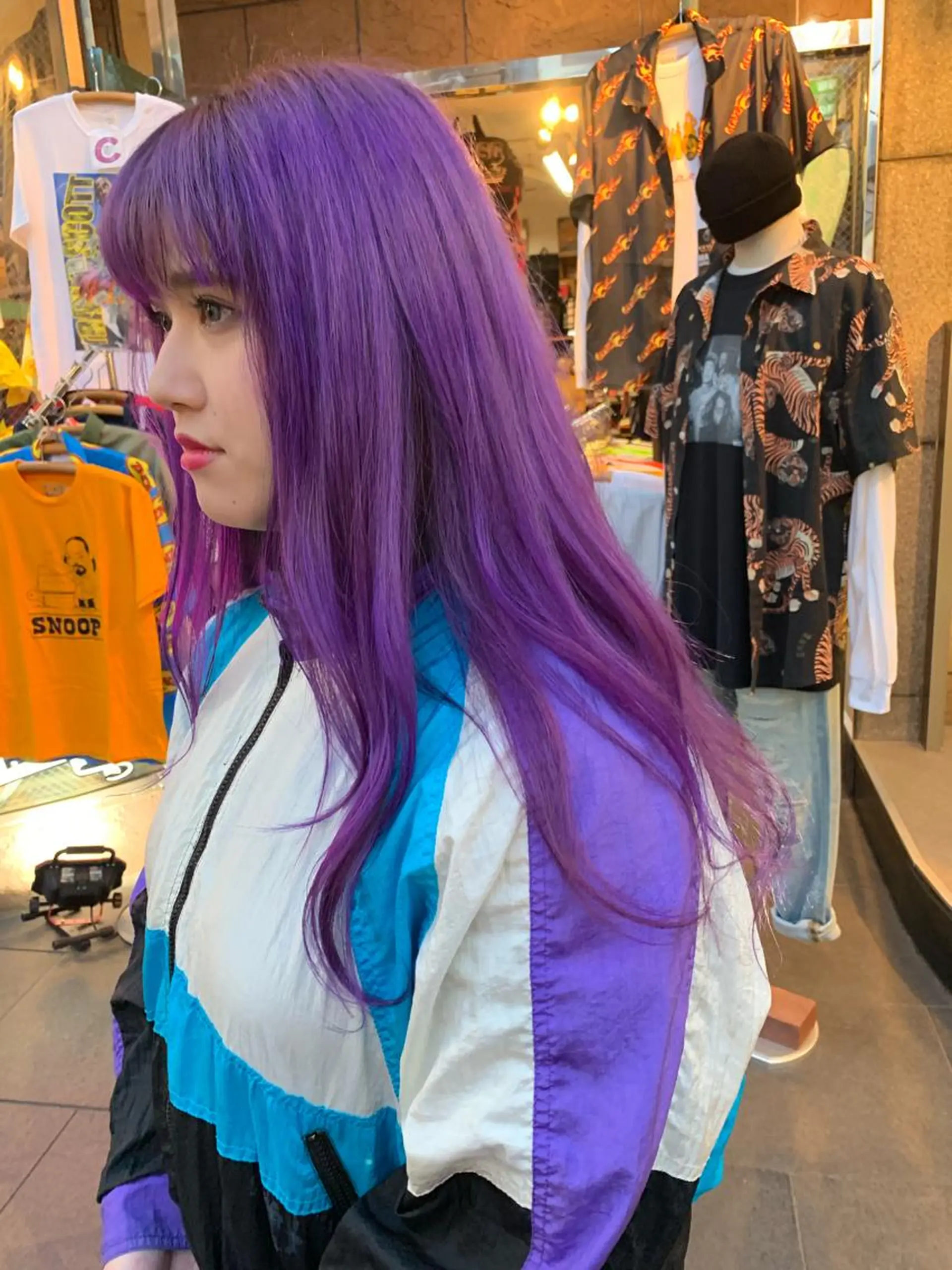 ロング カラー ピンクベージュ/新潟 万代/高橋桃葉🍑のヘアスタイル