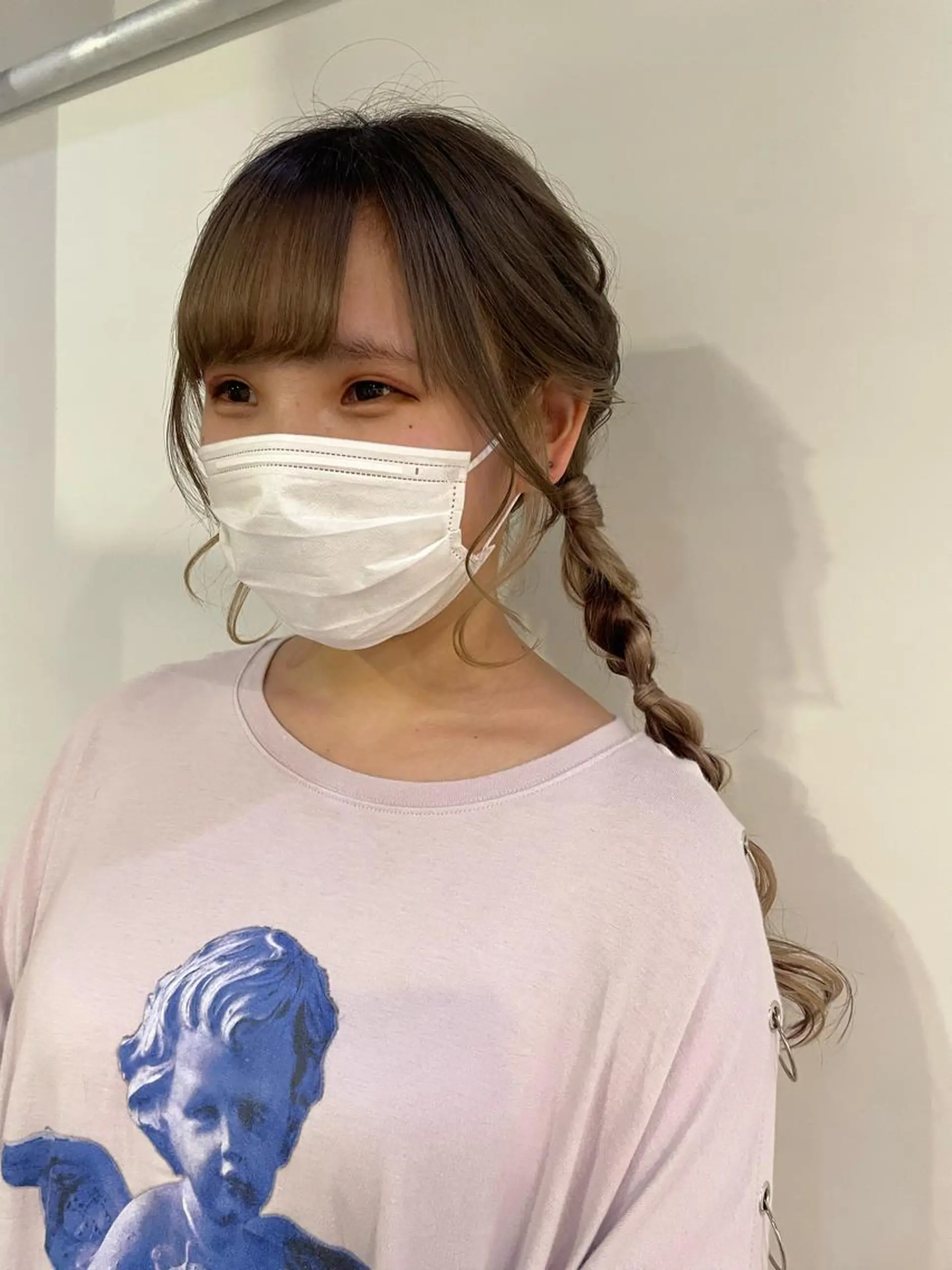 ロング ヘアアレンジ silo所属・silo MOKA 顔周りカット🦦のヘアスタイル