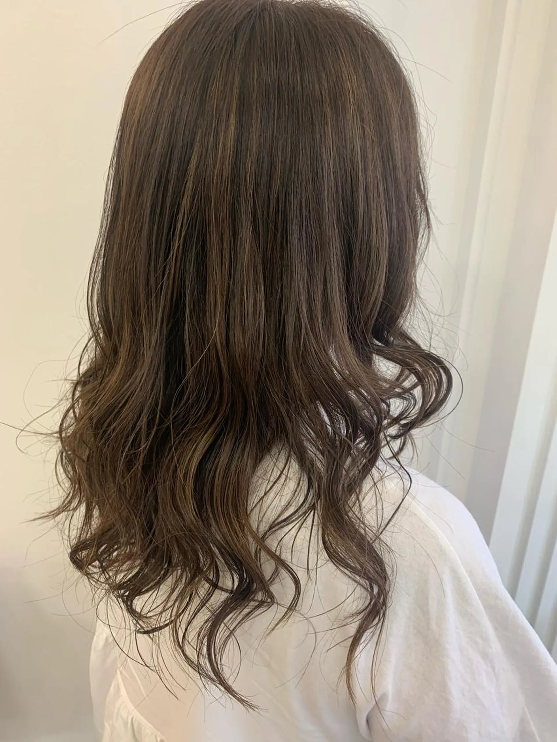 ロング カラー カット 縮毛矯正 トリートメント 半個室サロン/透明感 /艶髪♡岸上 温♡のヘアスタイル