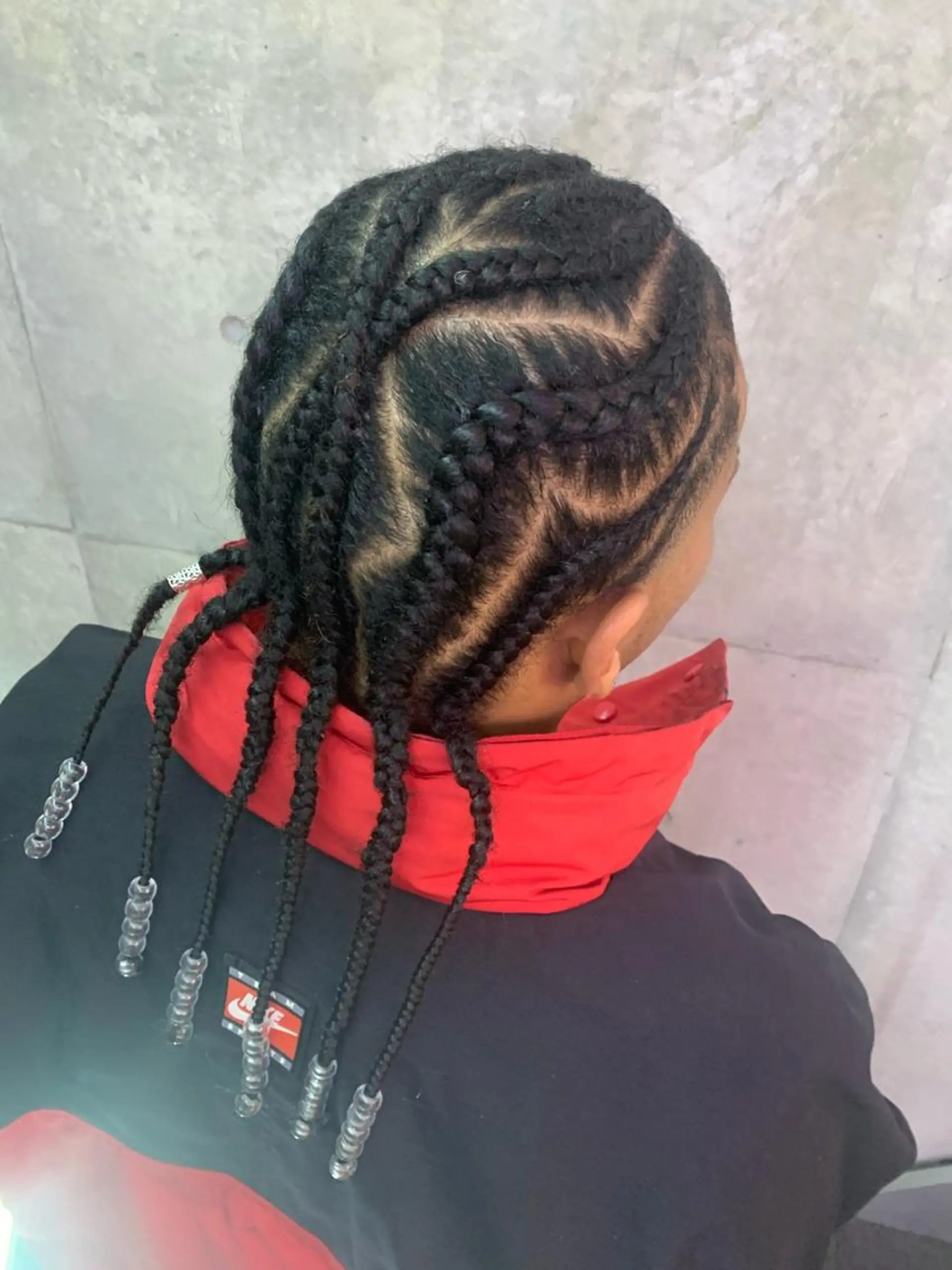 ヘアアレンジ メンズ エクステ ヘアセット HARURU🪮✨ ブレイズ海外ヘアのヘアスタイル