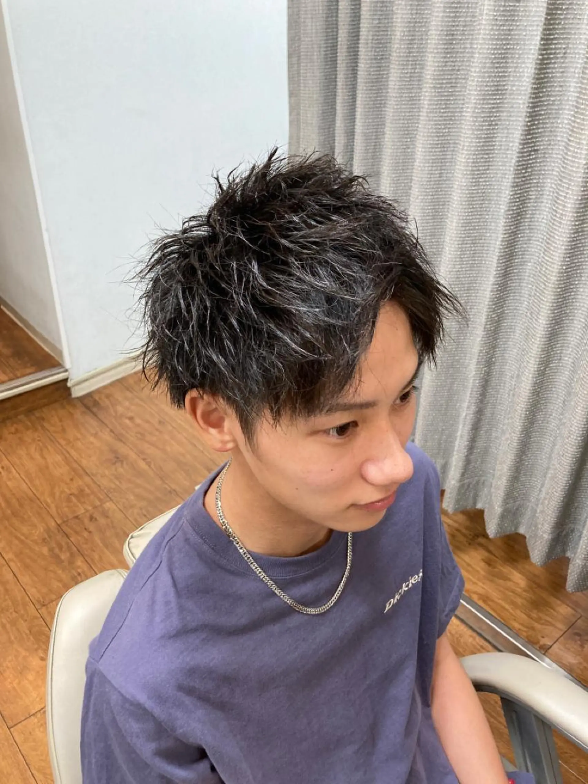 ショート パーマ メンズ メンズパーマ メンズツイストパーマ ツイストパーマ HAIR AVENUE benkei 出戸店所属・メンズヘア専門 ウタカユウキのヘアスタイル