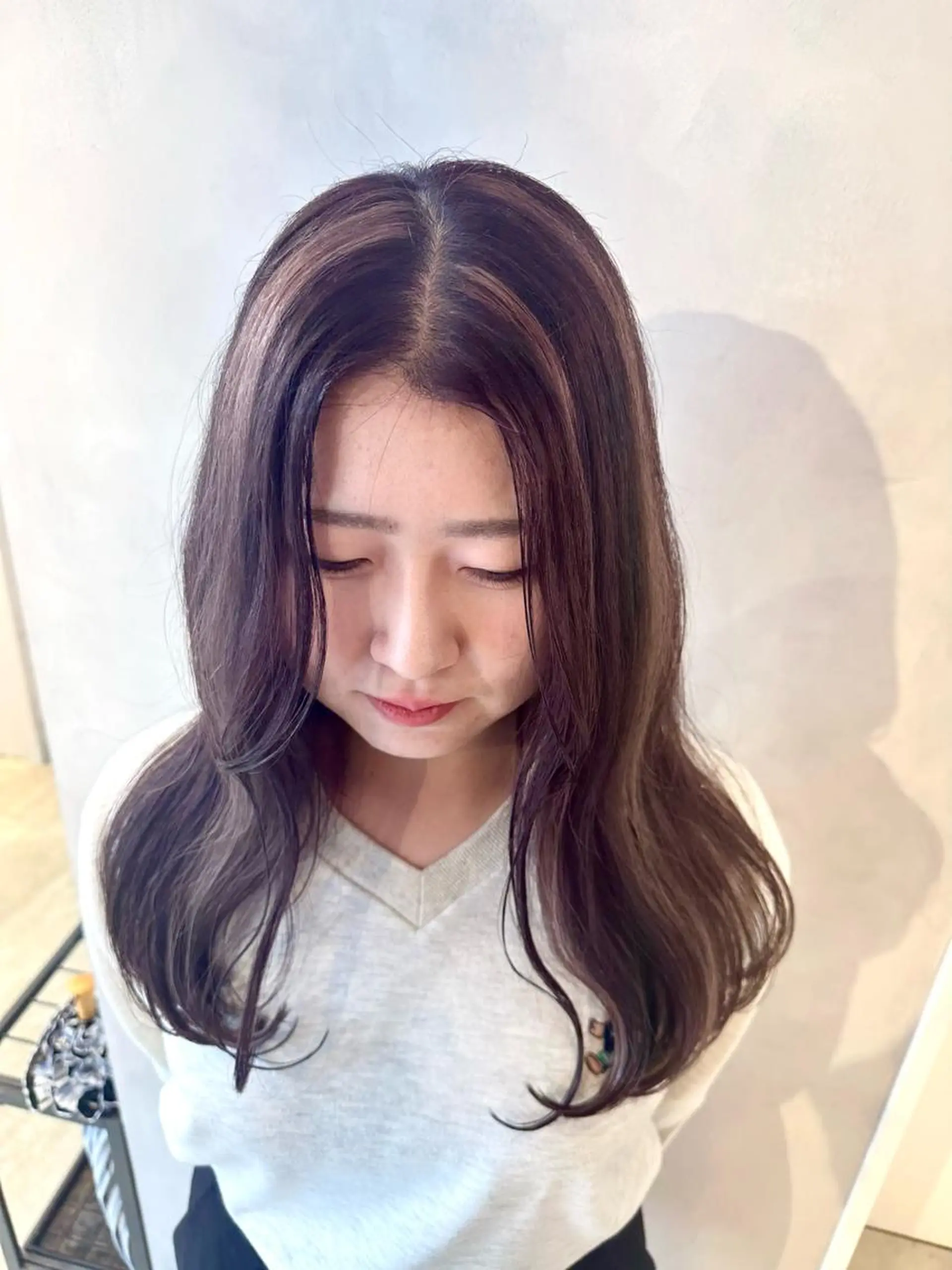 セミロング カラー カット ヘアカラー トリートメント デザインカラー/パー マ🦖外岡咲希🦖のヘアスタイル