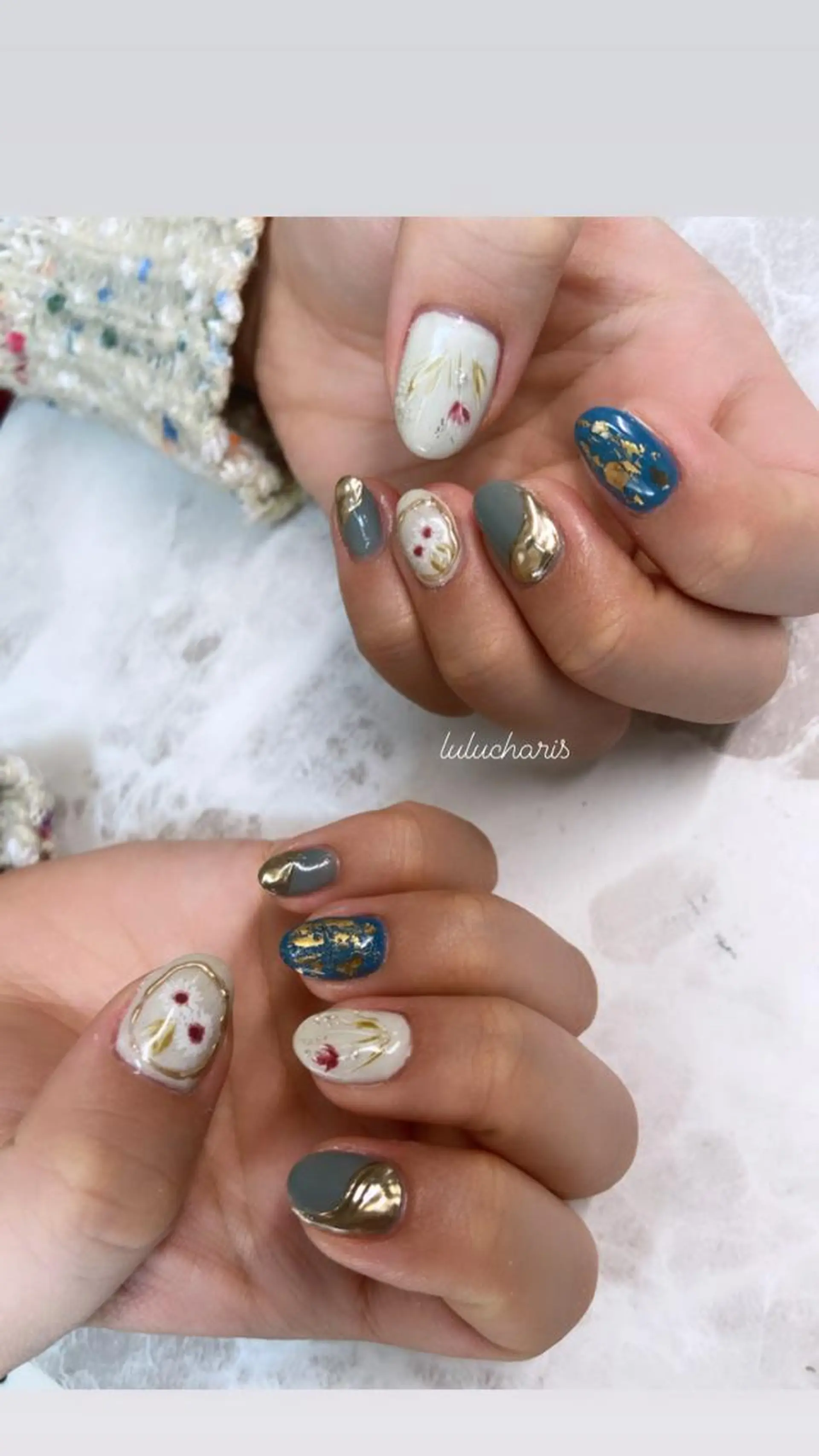 ネイル 持ち込み Lulu charisu所属・lulucharis nailのネイルデザイン