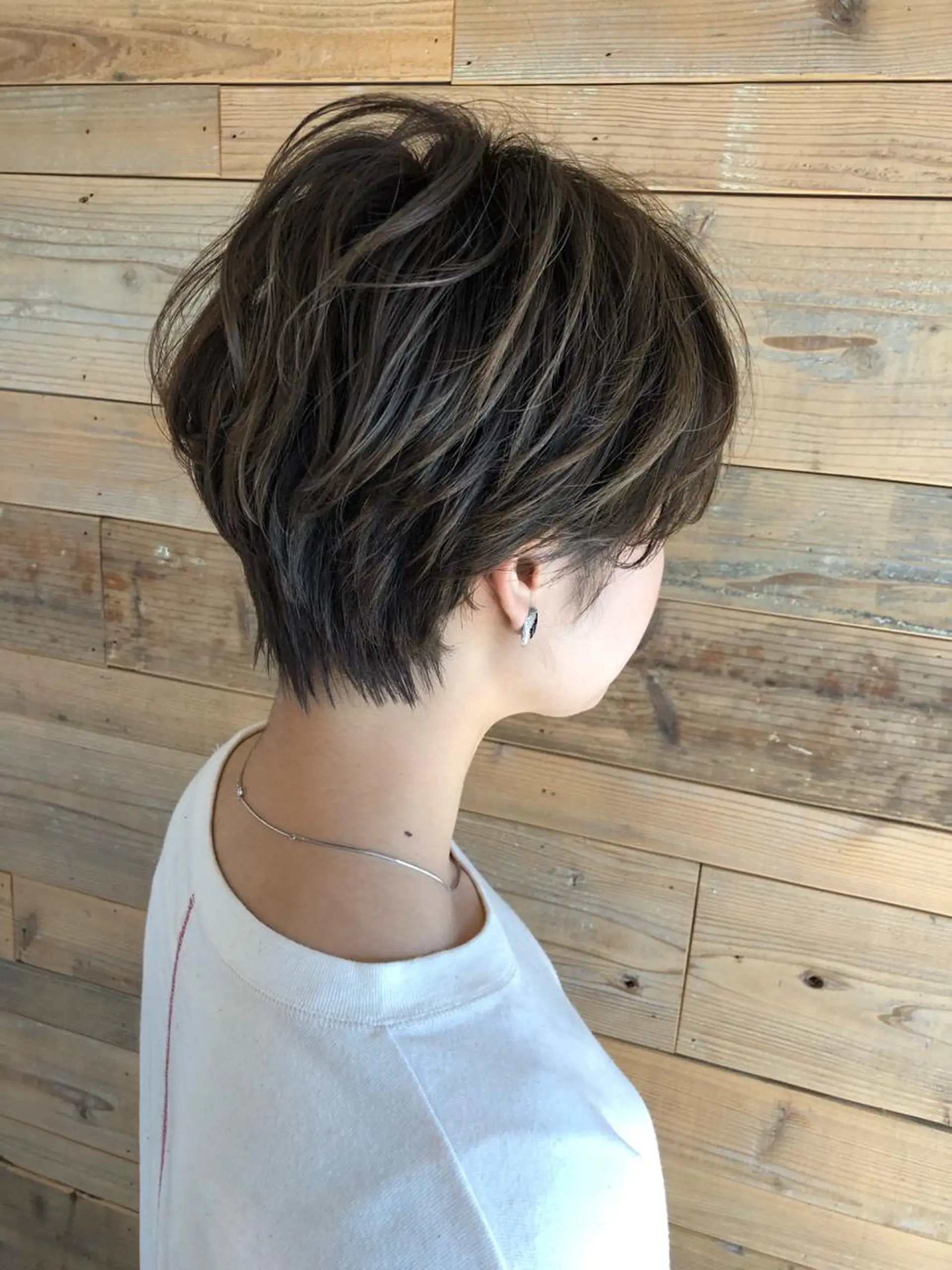 ショート ハイライト ショートヘア カット ヘアカラー 🍒【Lib】 AIRI　🍒のヘアスタイル
