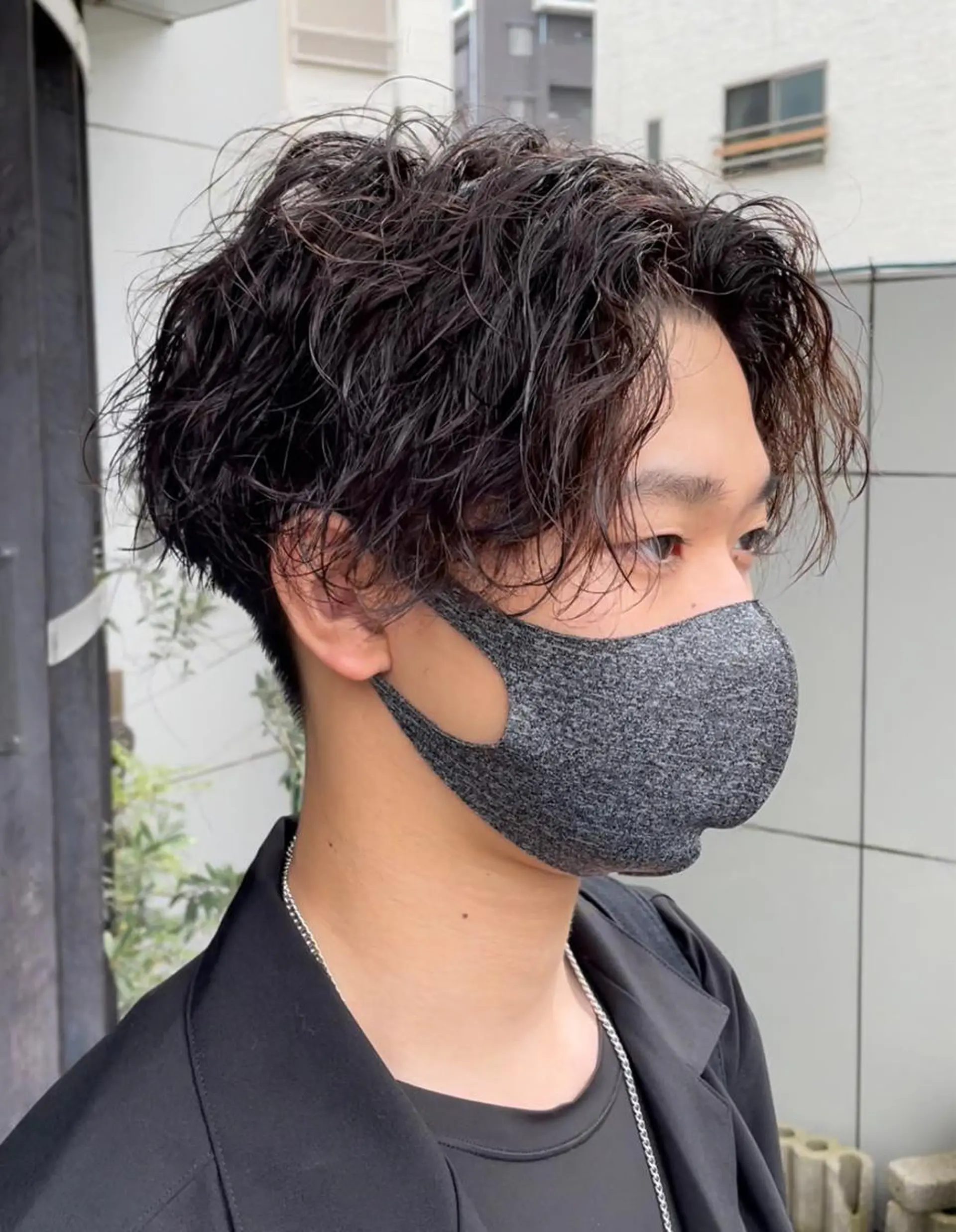 パーマ メンズ カット パーマ トリートメント 古指 匠巳のヘアスタイル