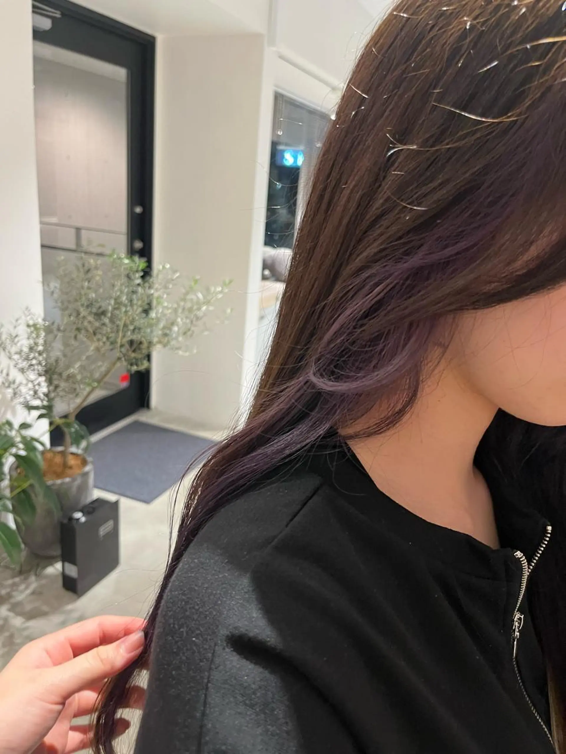 ロング 頭皮につけないカラー /白髪ぼかし/実加永のヘアスタイル