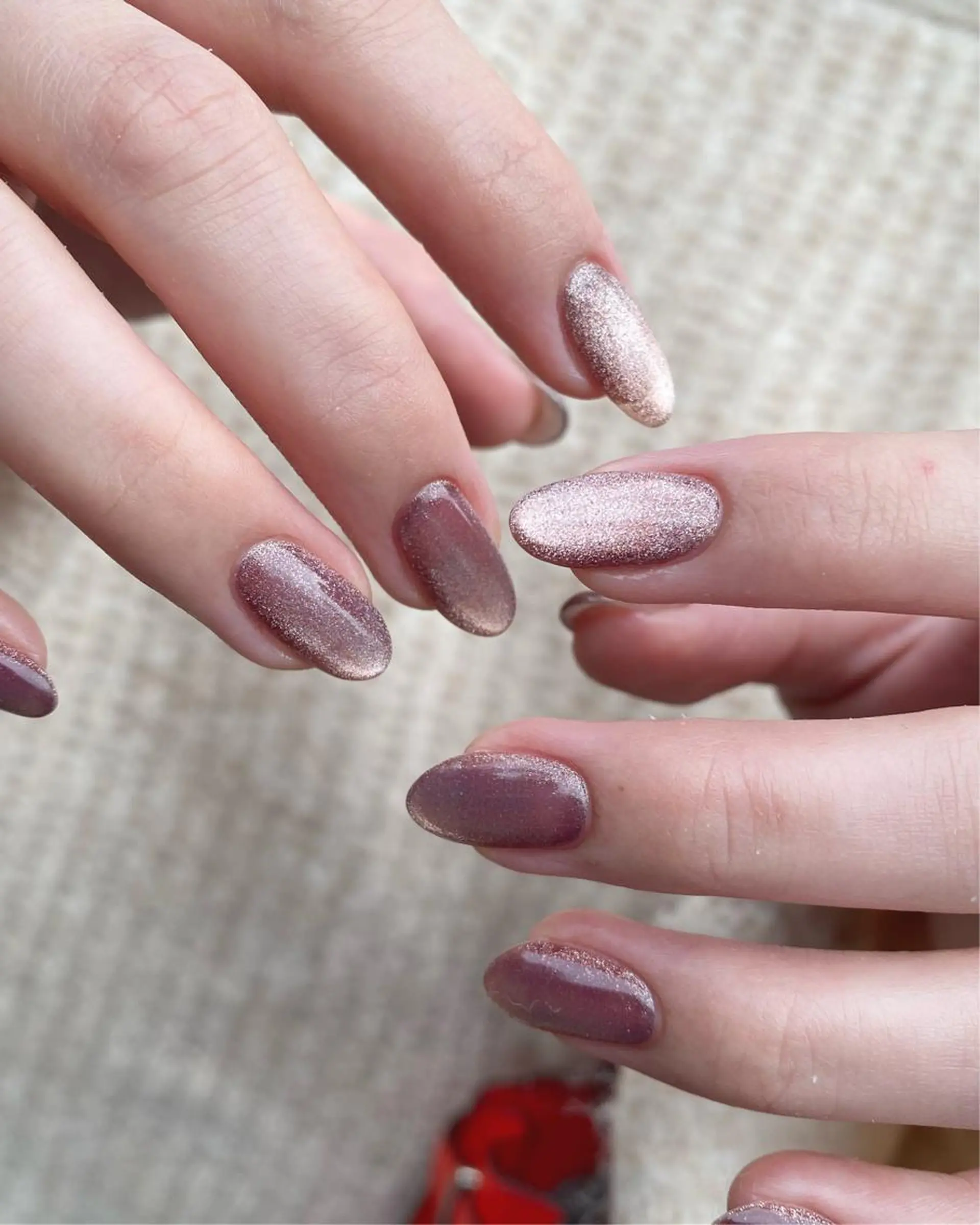 ネイル マグネットネイル ワンカラーネイル 🌼大西洋子 laughl🌼のネイルデザイン