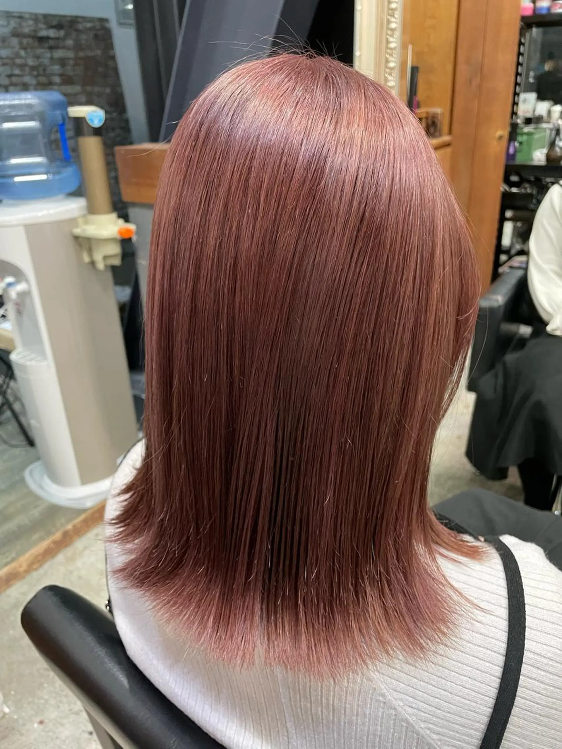 ミディアム カラー 大内 志穂のヘアスタイル