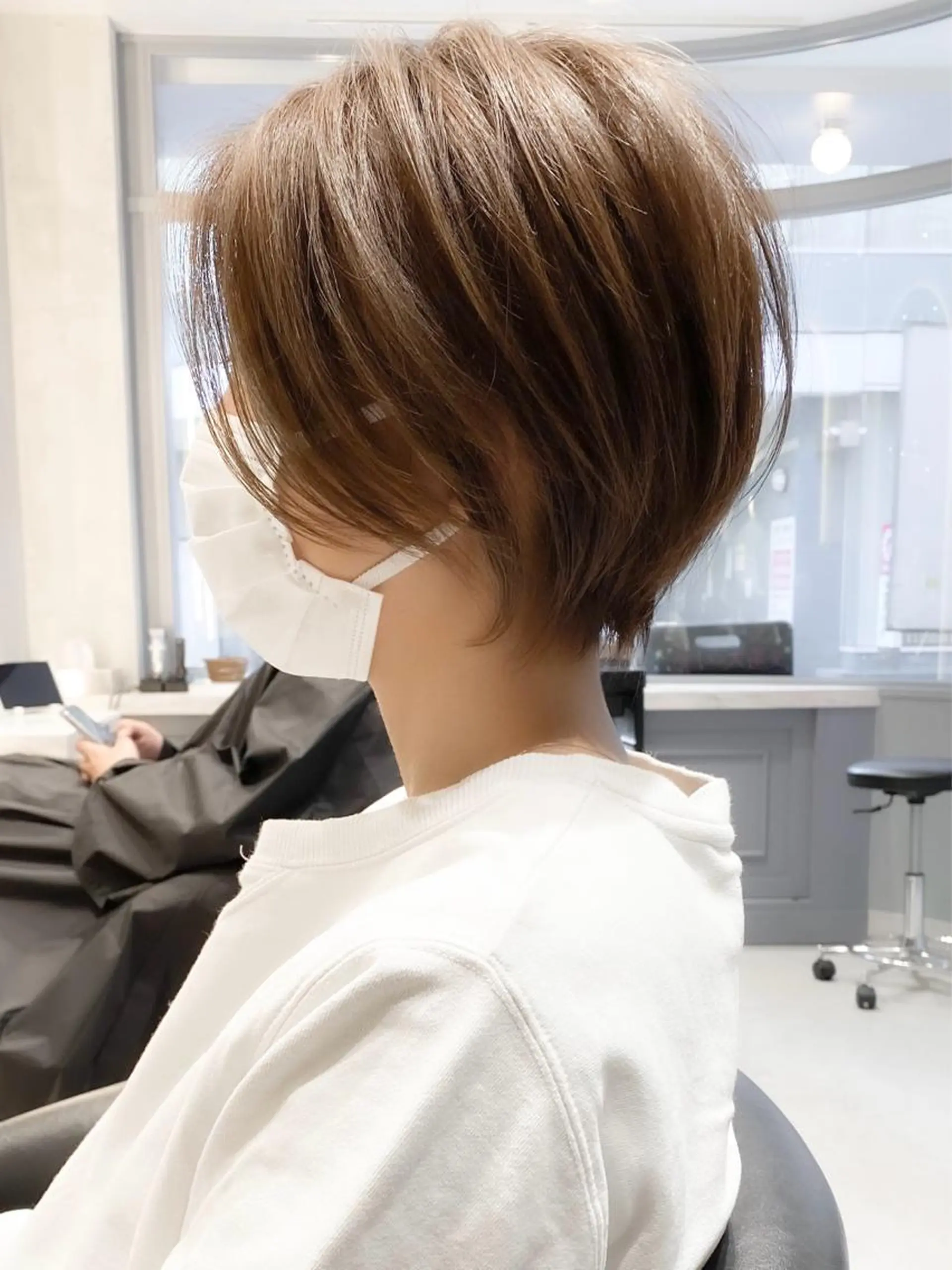 ショート カラー ショートボブ ボブ ショートヘア ショート ショートボブ斉藤航人のヘアスタイル