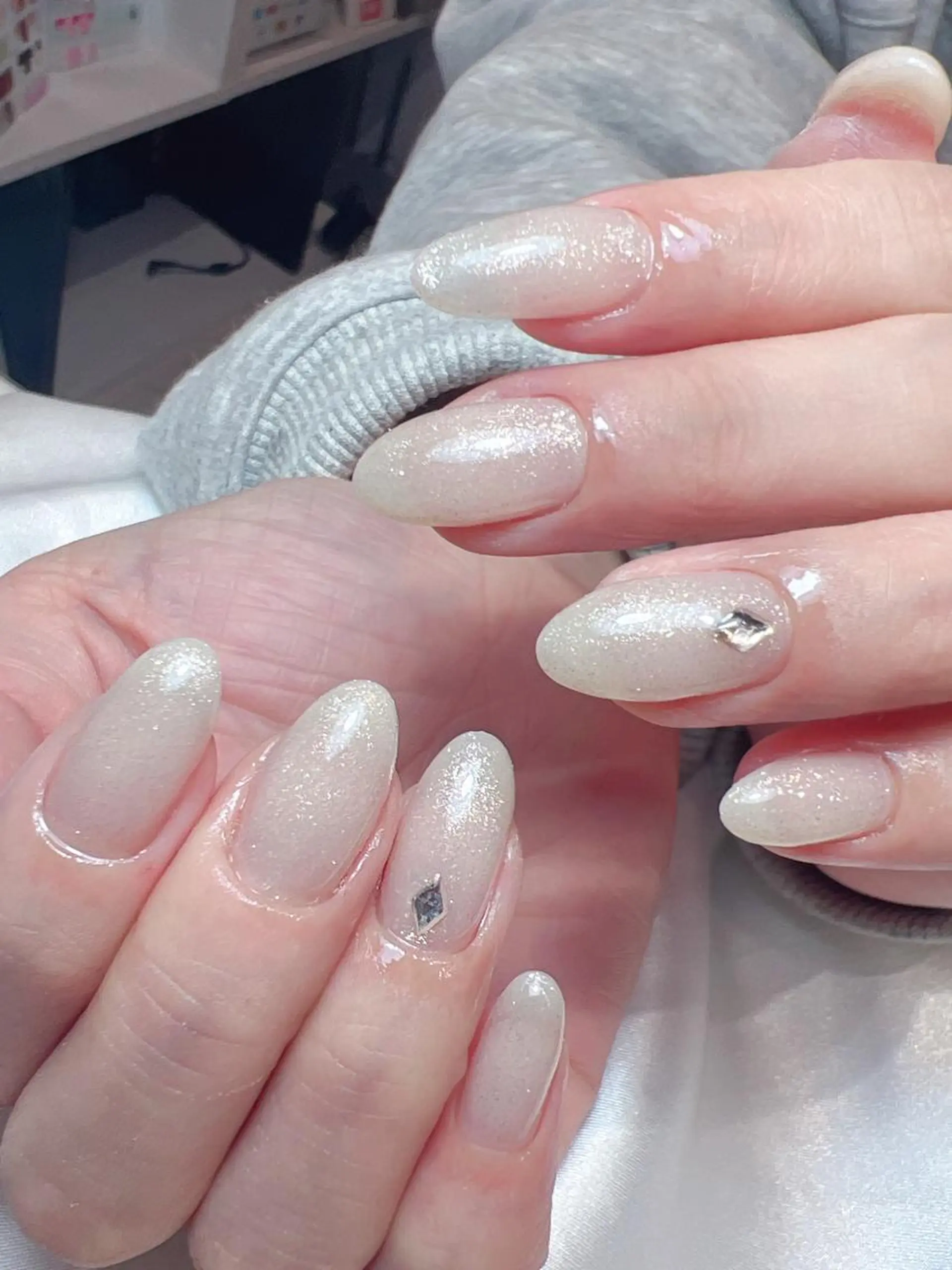 ネイル ワンカラーネイル bijou nails所属・bijou nails　蓮のネイルデザイン