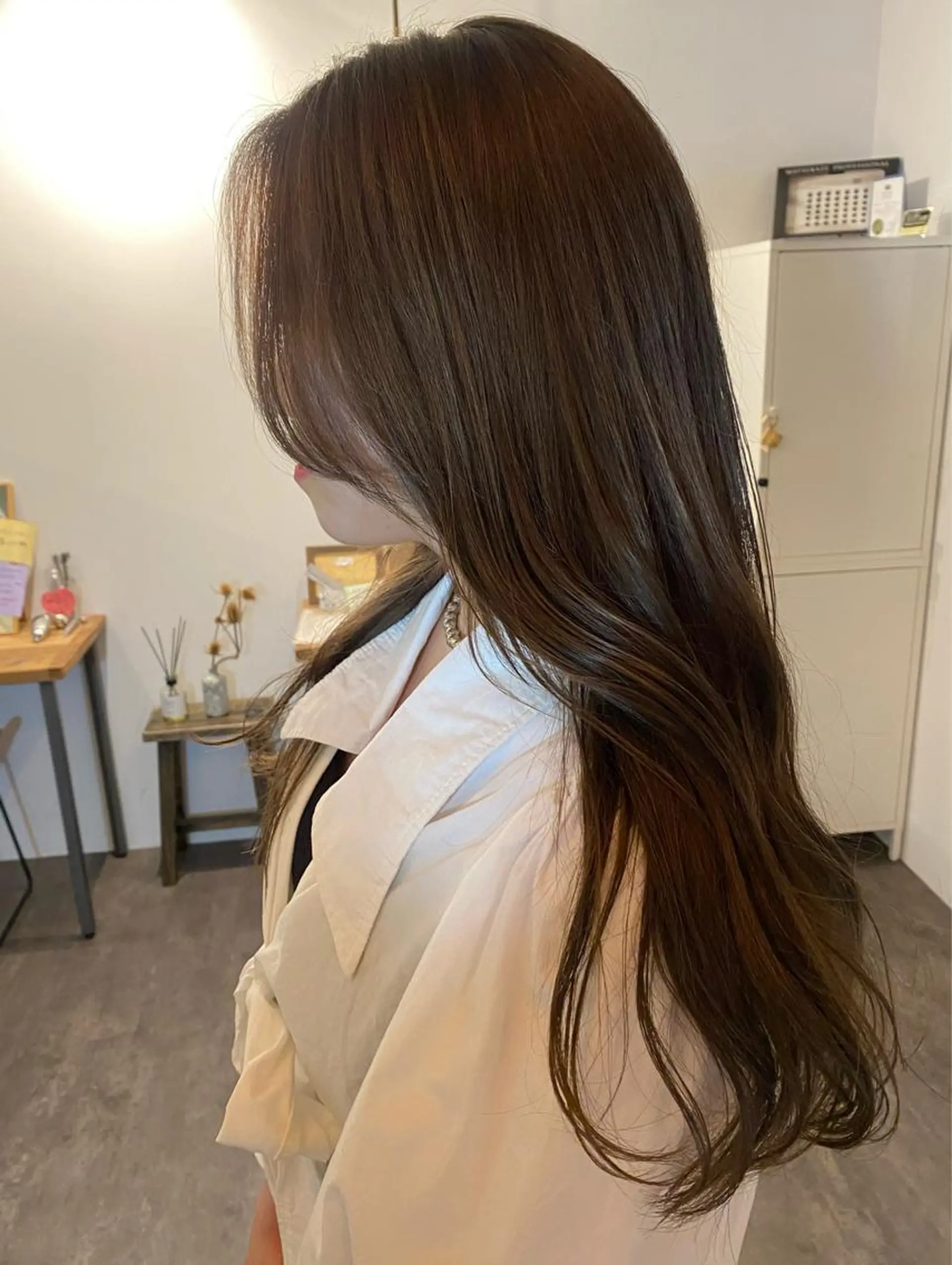 ロング ハイライト pepin by merci所属・ari/ヘアセット レイヤーカット✂︎のヘアスタイル