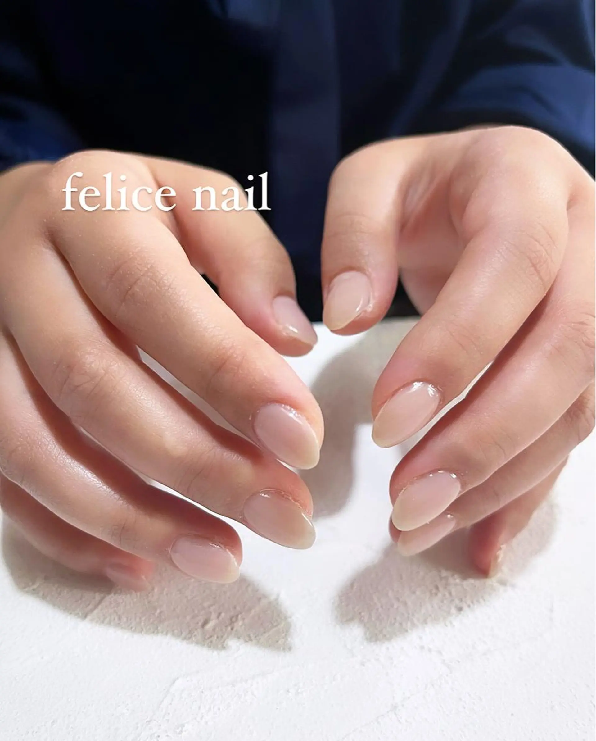 ネイル オフィスネイル ワンカラーネイル シンプルネイル felice nailのネイルデザイン