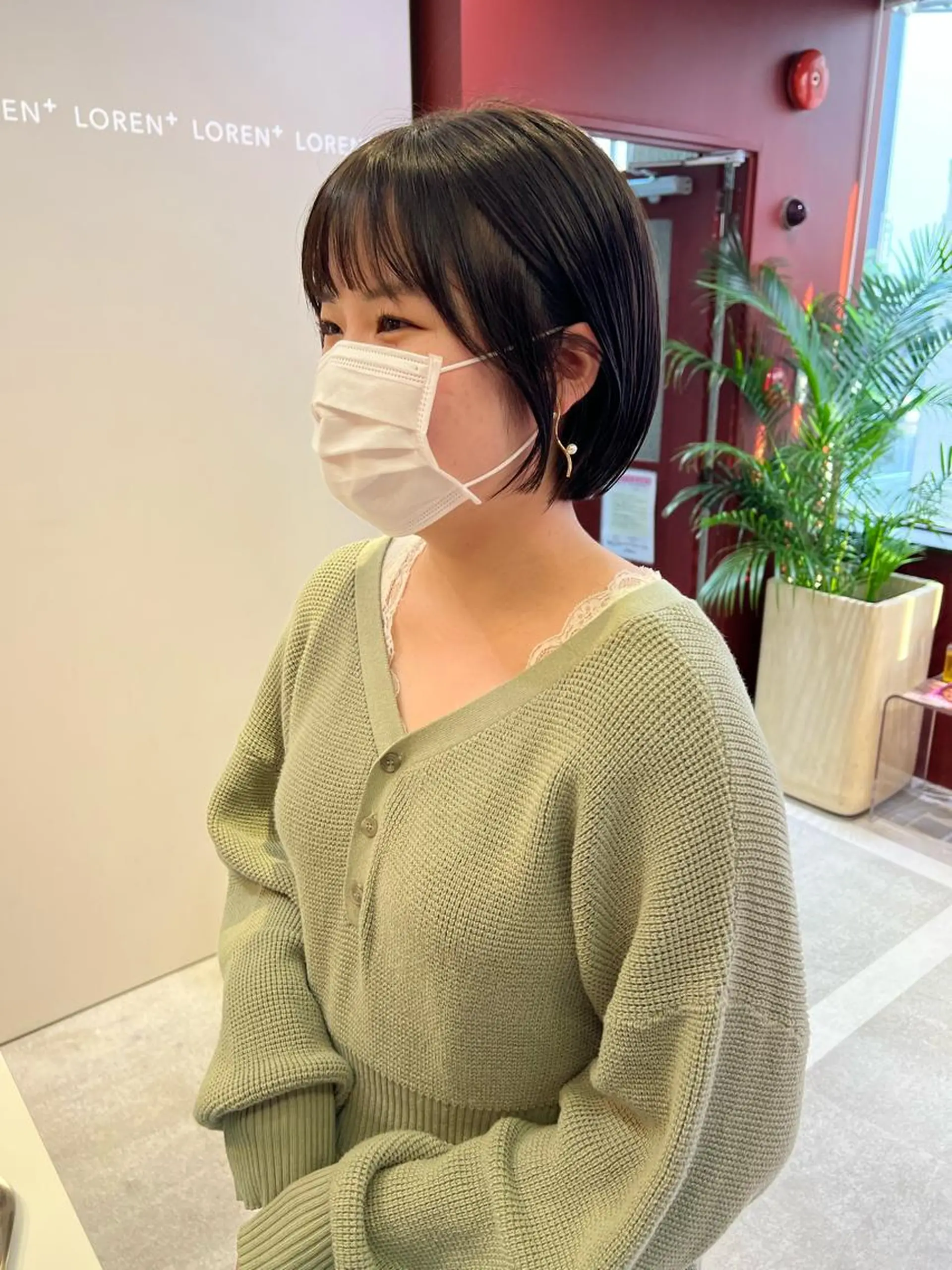 ショート LORENAO所属・マロベージュ rinaのヘアスタイル