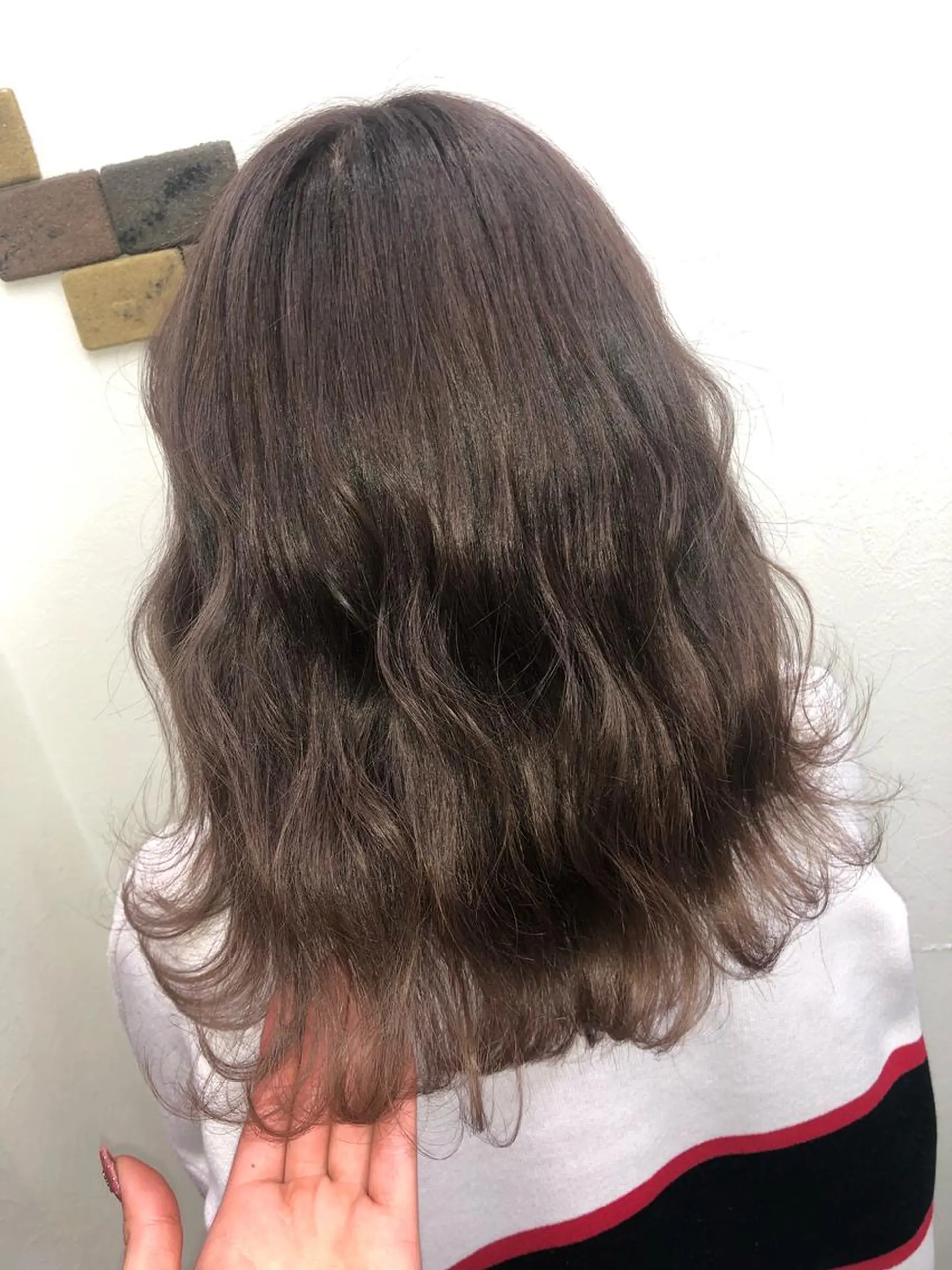ミディアム カラー ダークグレー ダークグレージュ グレージュ ヘアカラー トリートメント MAKO ❤️‍🔥NEXTのヘアスタイル