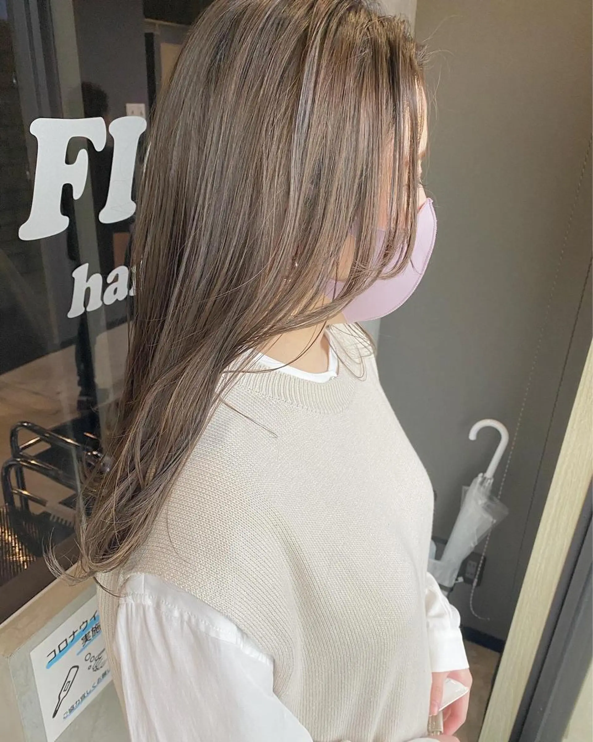 ロング カラー ヘアアレンジ FIORE hair design所属・山根 奈緒のマツエク・マツパデザイン