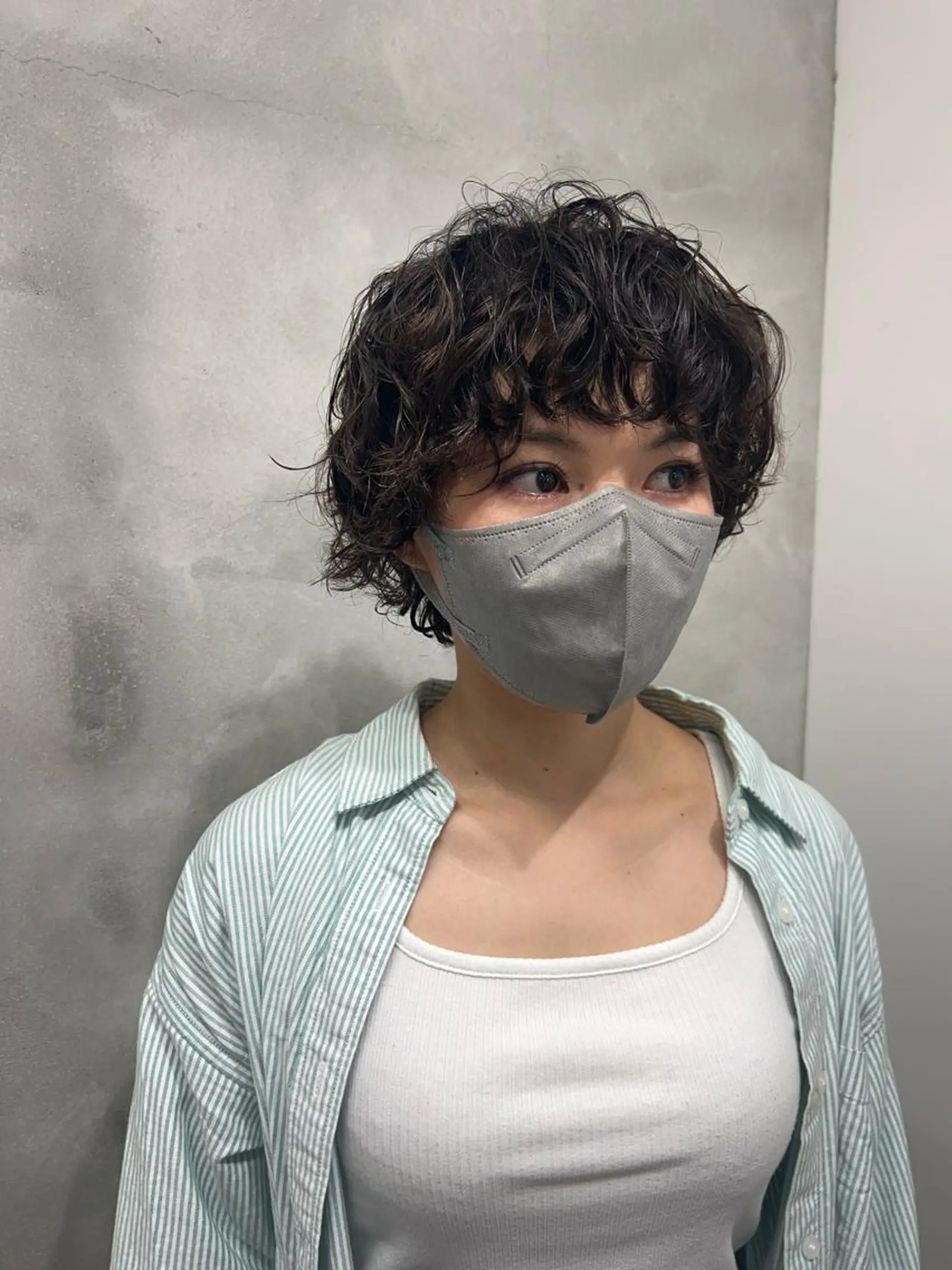 ショート カット パーマ 村山 豪歩のヘアスタイル